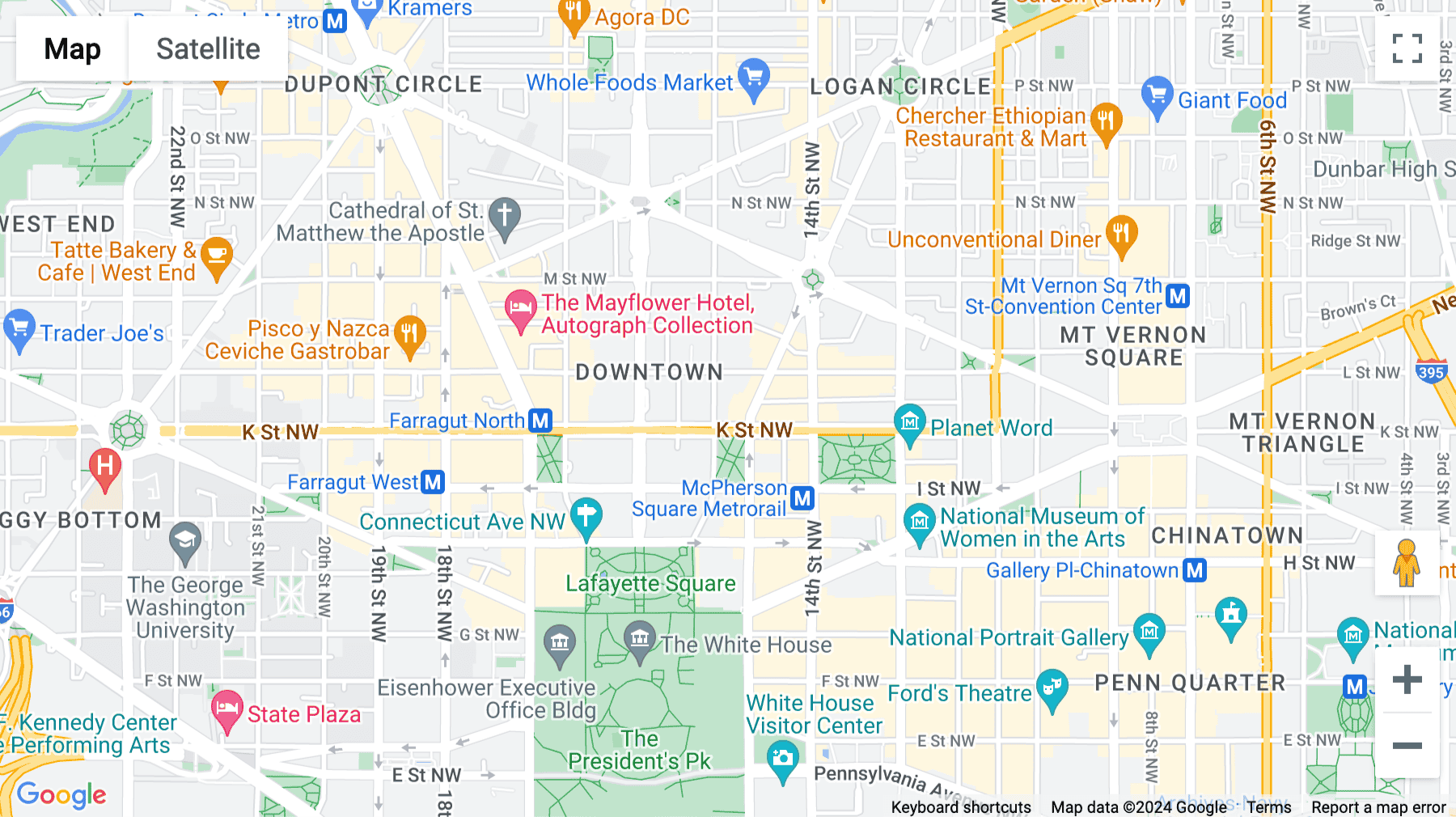 Click for interative map of 1015 15th Street Northwest, Washington DC