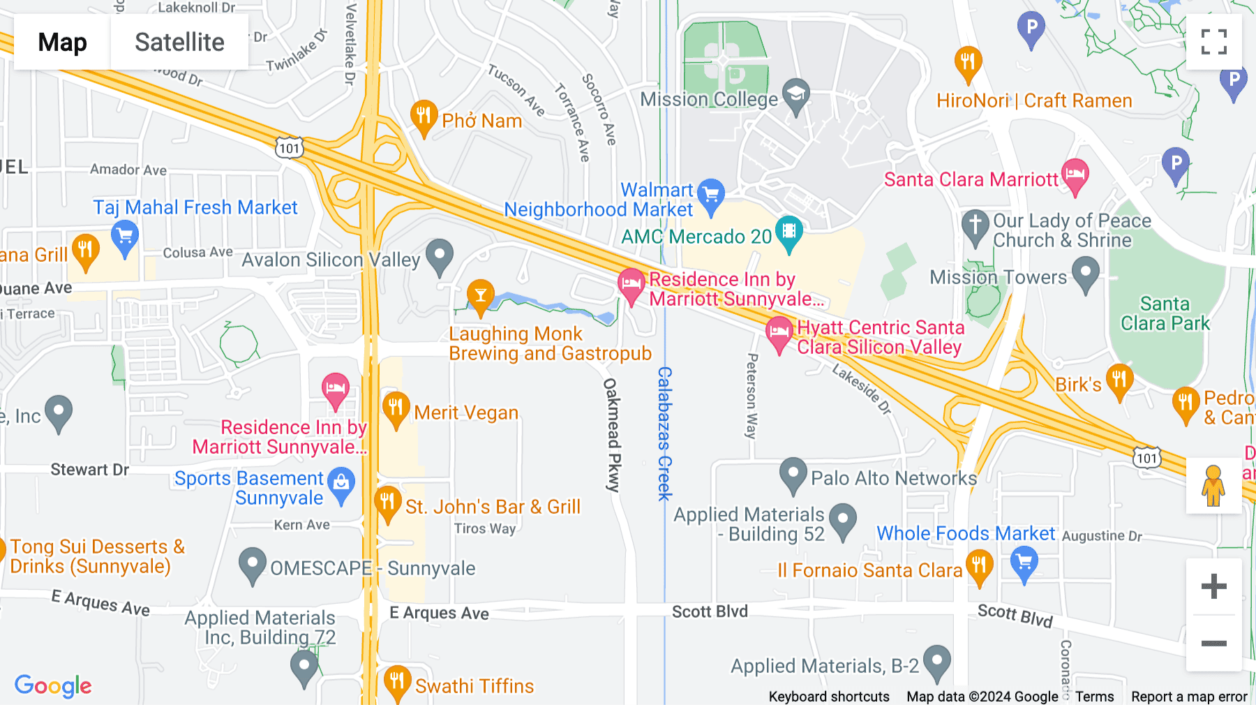Click for interative map of 710 Lakeway Drive, Suite 200, Sunnyvale