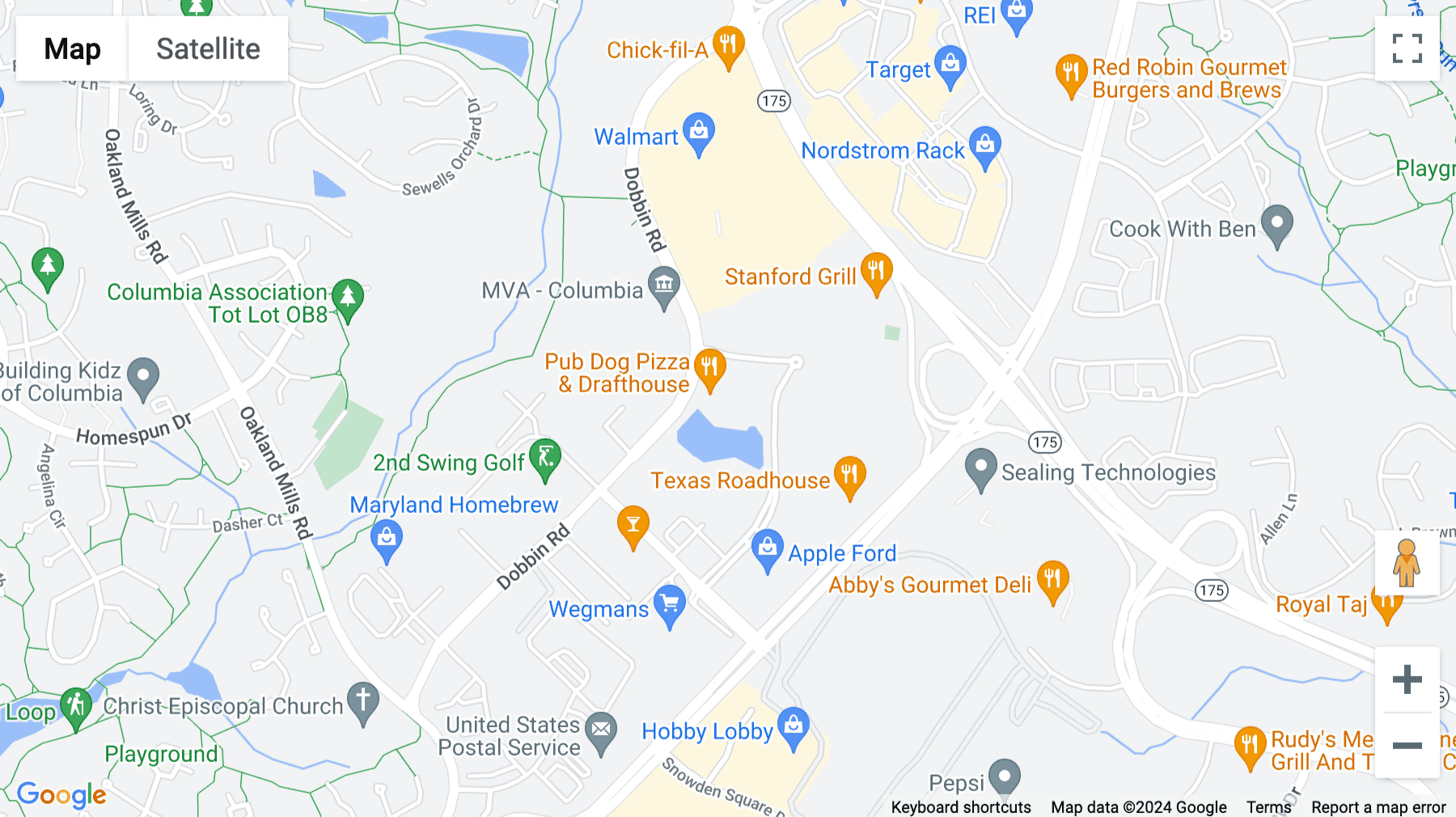 Click for interative map of 8865 Stanford boulevard, Suite 202, Columbia (Maryland)