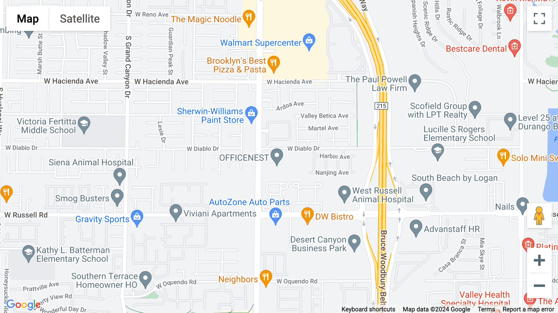 Click for interative map of 5510 South Fort Apache Road, Las Vegas