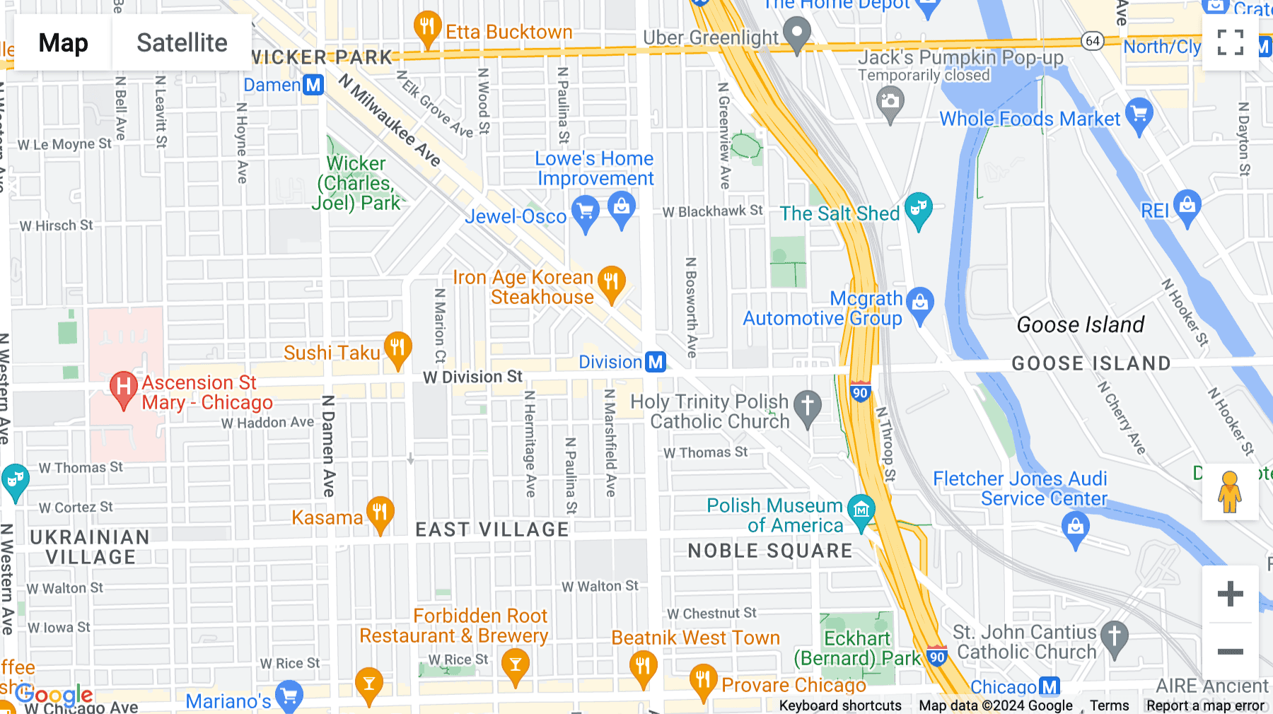 Click for interative map of 1200 North Ashland Avenue, Chicago