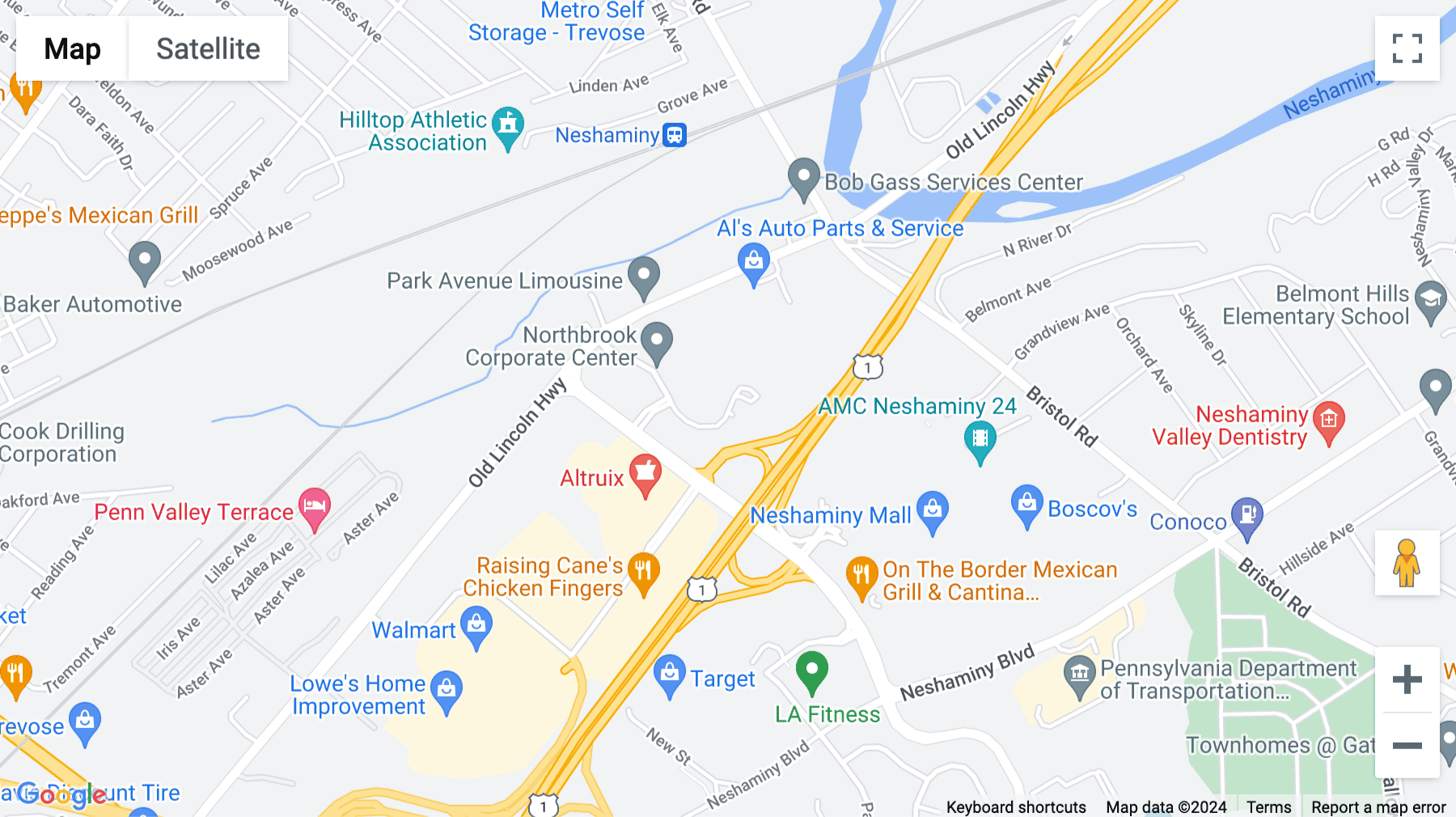Click for interative map of Northbrook Corporate Center, 1000 Northbrook Drive, Suite 100, Feasterville-Trevose