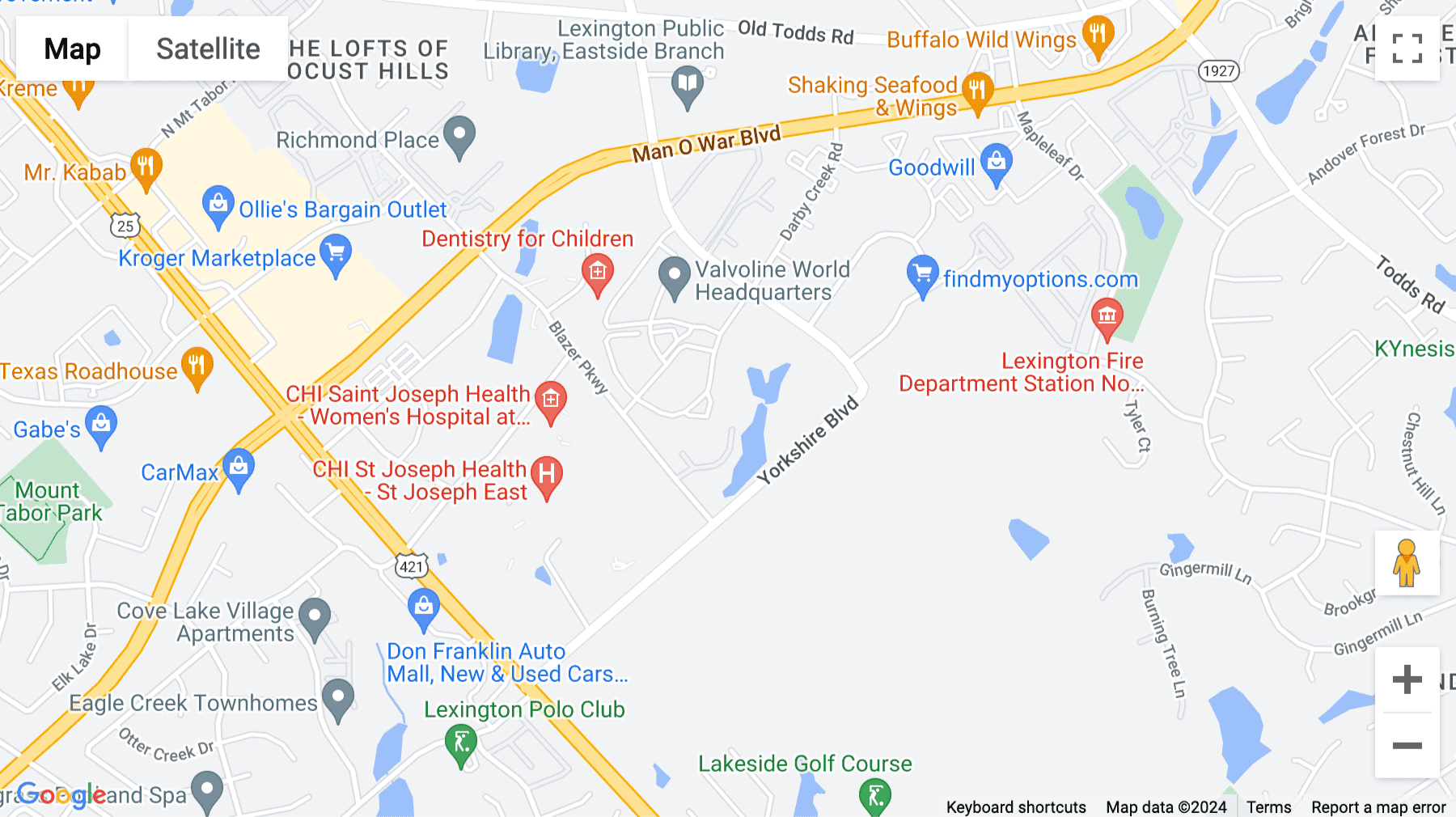 Click for interative map of 3499 Blazer Parkway, 3rd Floor, Lexington (Kentucky)