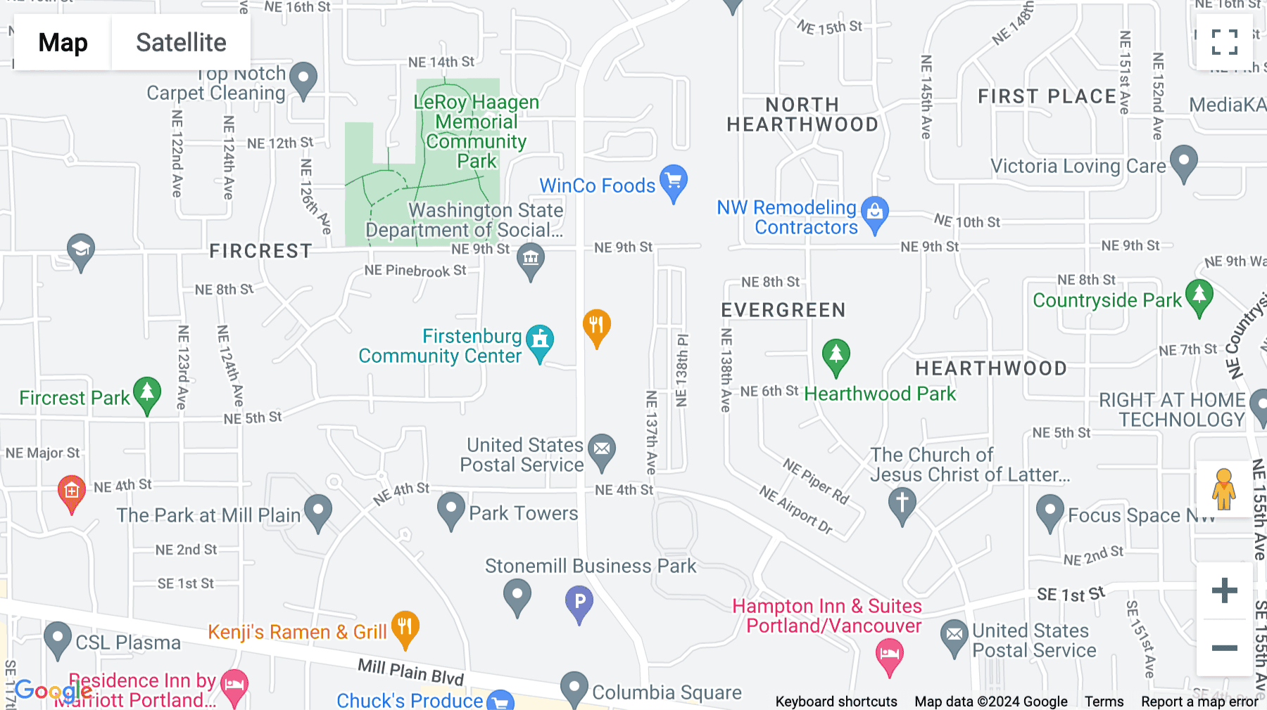 Click for interative map of 701 North East 136th Avenue, Suite 200, Vancouver (Washington)