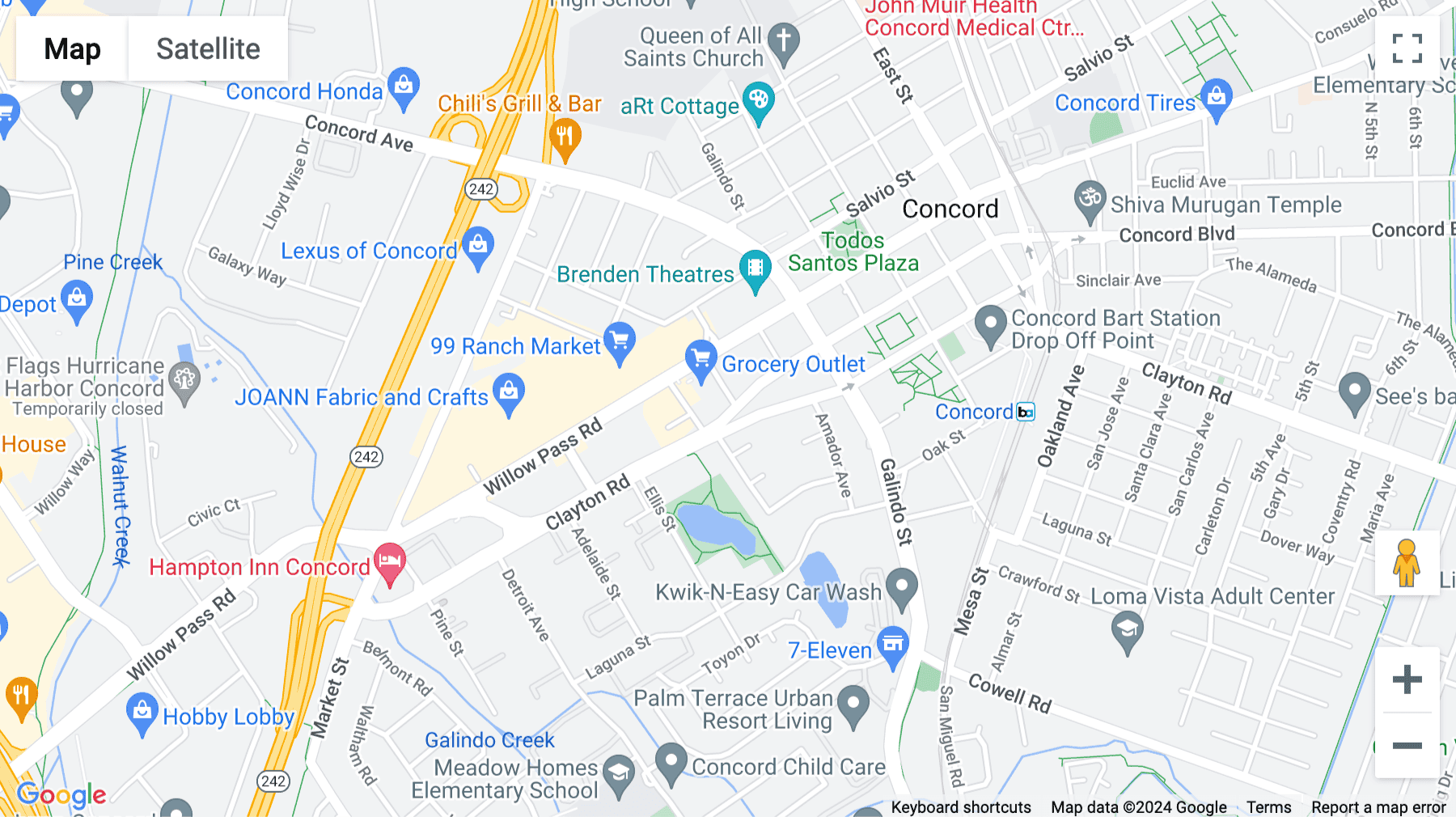 Click for interative map of Suite 500, 1800 Sutter Street, Concord, 94520, Concord (California)