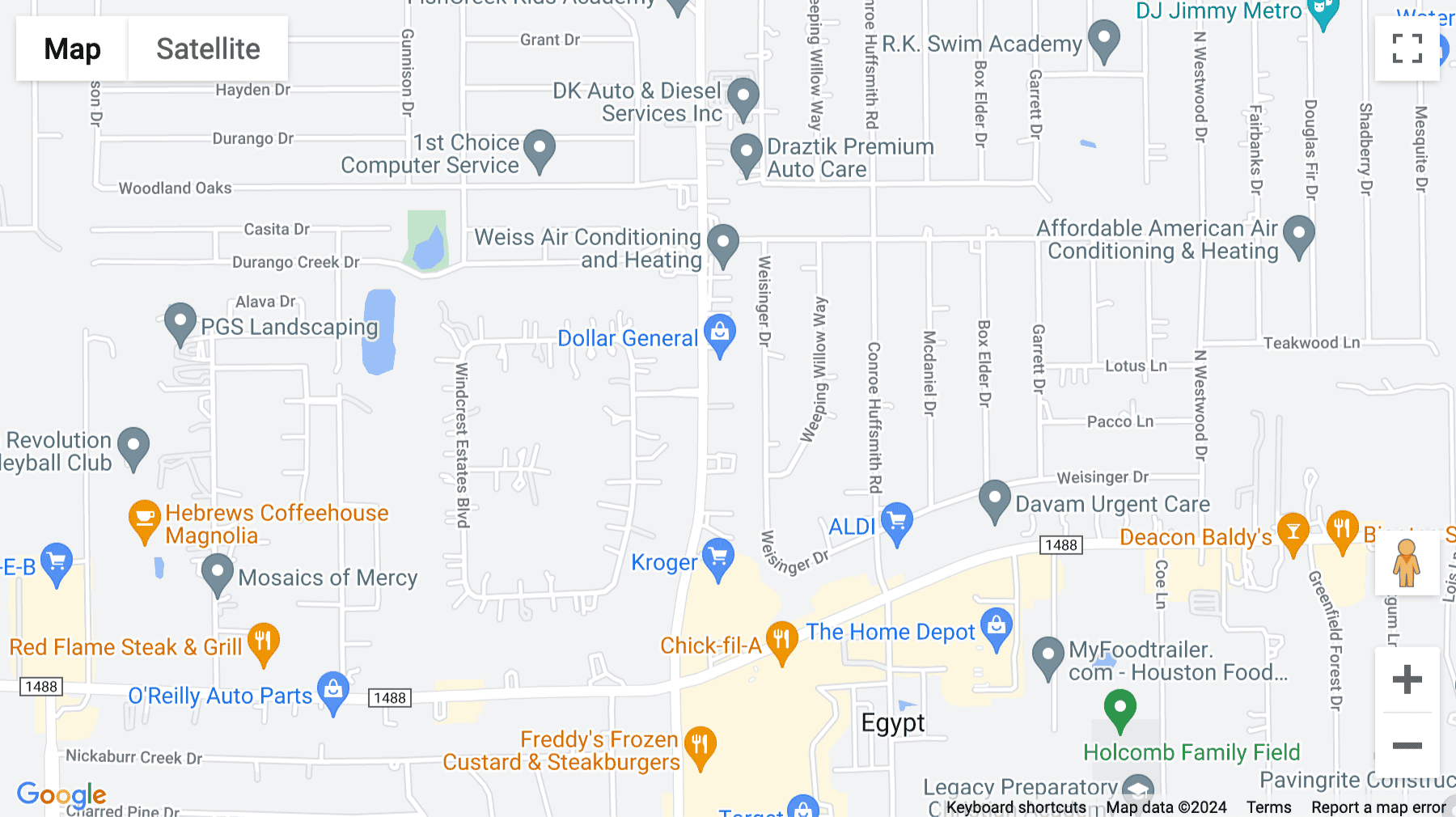 Click for interative map of 506 Honea Egypt Road, Magnolia