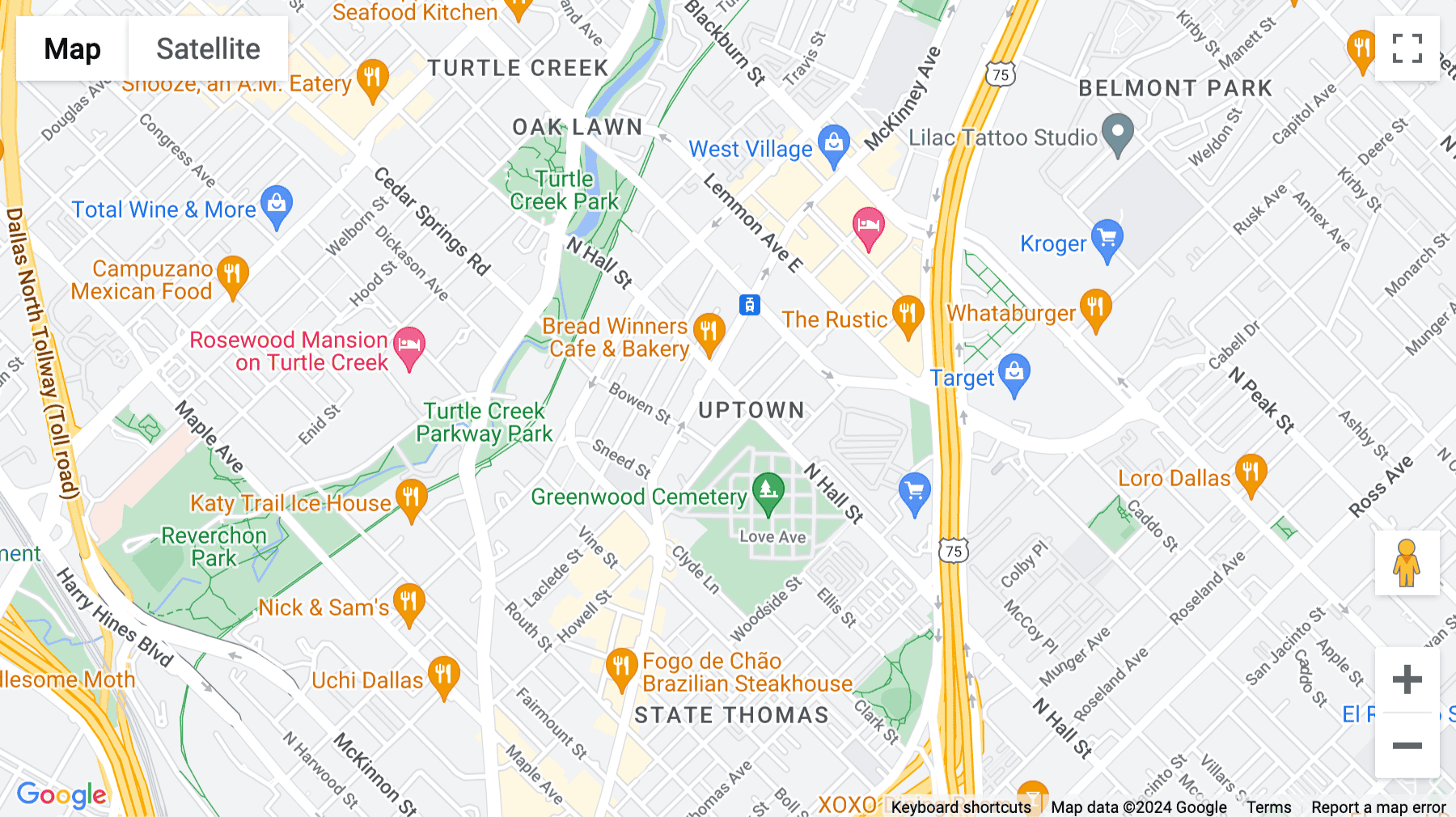 Click for interative map of 3232 McKinney Avenue, Dallas