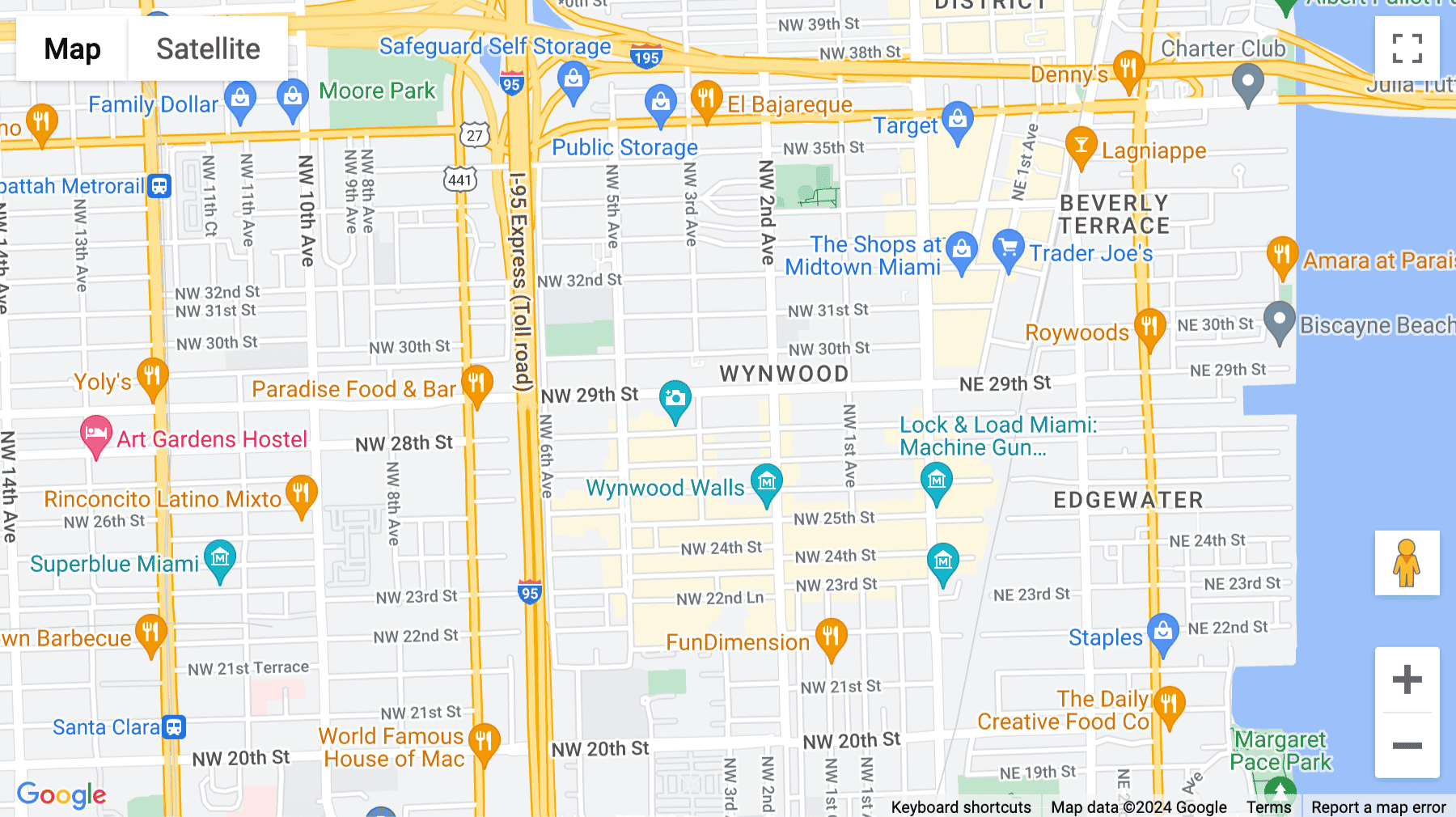 Click for interative map of 252 Northwest 29th Street, 9th & 10th Floor, Miami