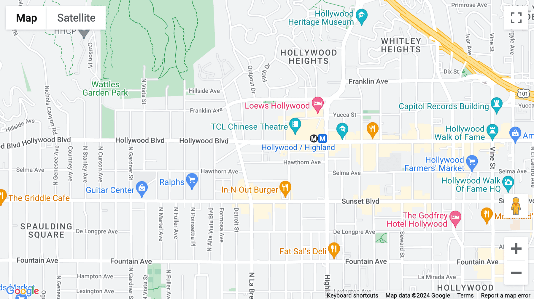 Click for interative map of 7046 Hollywood Boulevard, Los Angeles