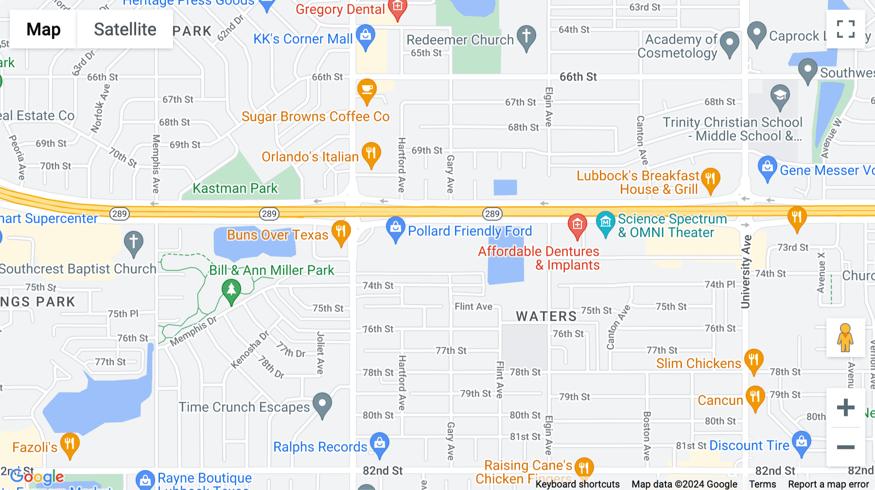 Click for interative map of 3223 South Loop 289, Pyramid Plaza, Suite 600, Lubbock
