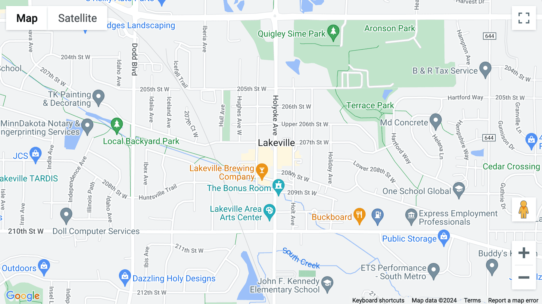 Click for interative map of 20721 Holyoke Avenue, 1st Floor, Lakeville