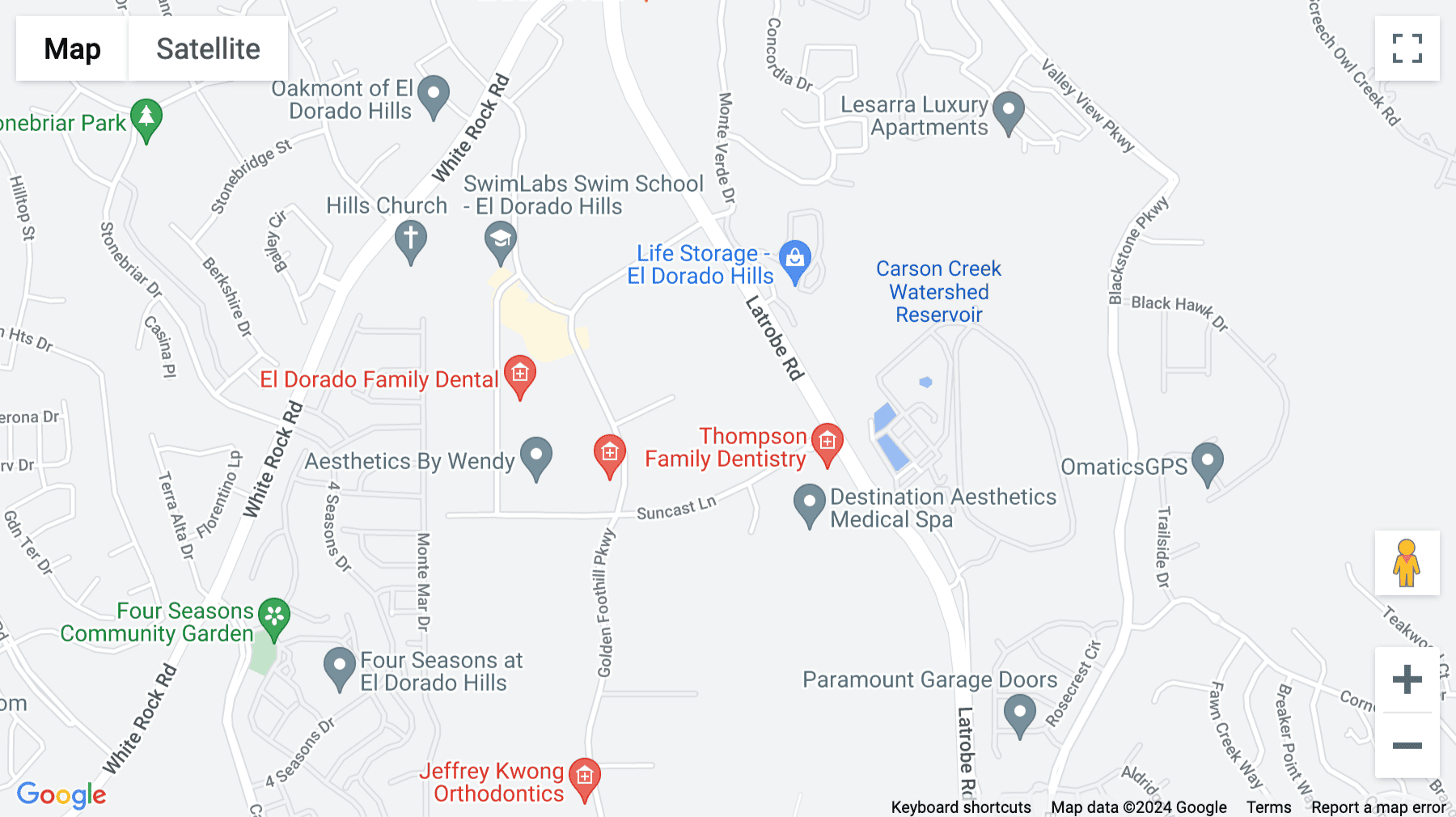 Click for interative map of 1264 Hawks Flight Court, 2nd Floor, El Dorado Hills