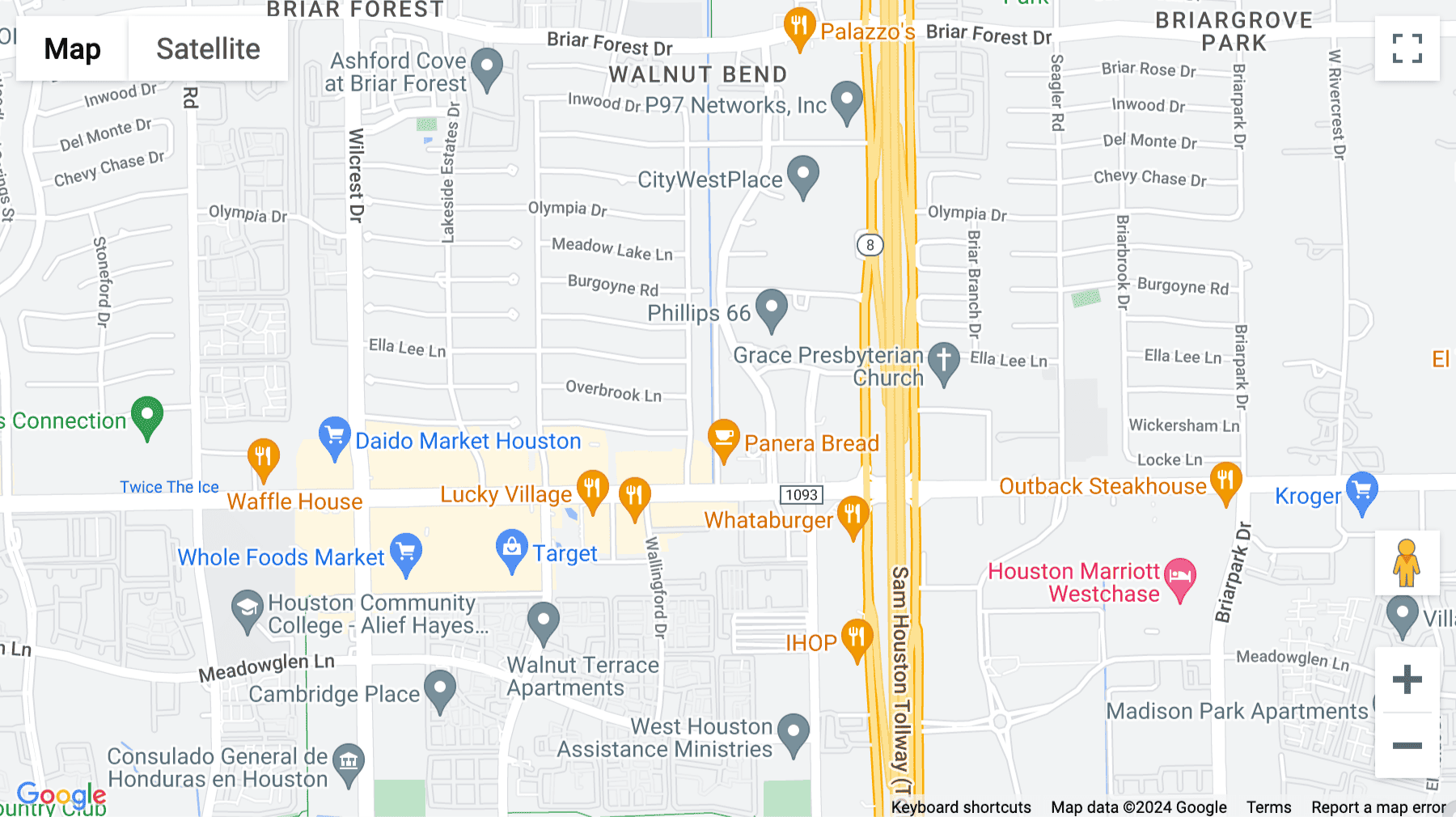 Click for interative map of 2500 CityWest Boulevard, Westchase, Suite 150, Houston