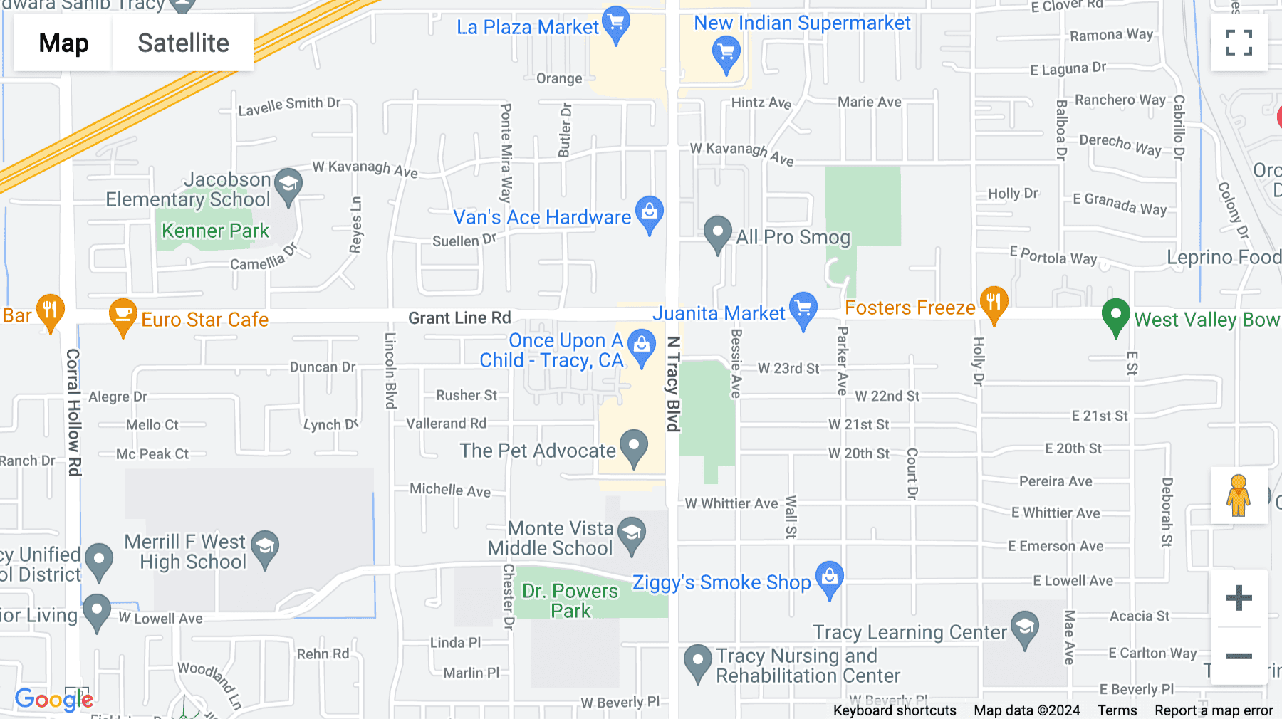 Click for interative map of 2311 North Tracy Boulevard Suite A, Tracy
