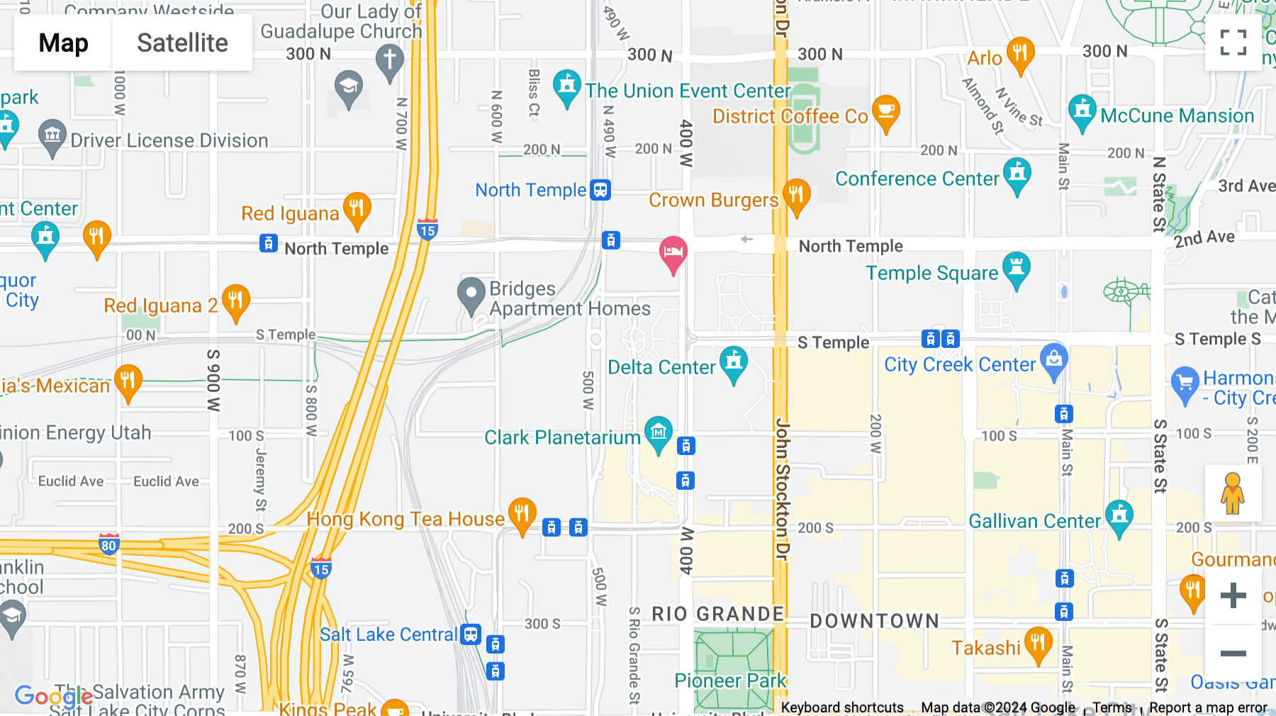 Click for interative map of 26 South Rio Grande Street, The Gateway, Suite 2072, Salt Lake City