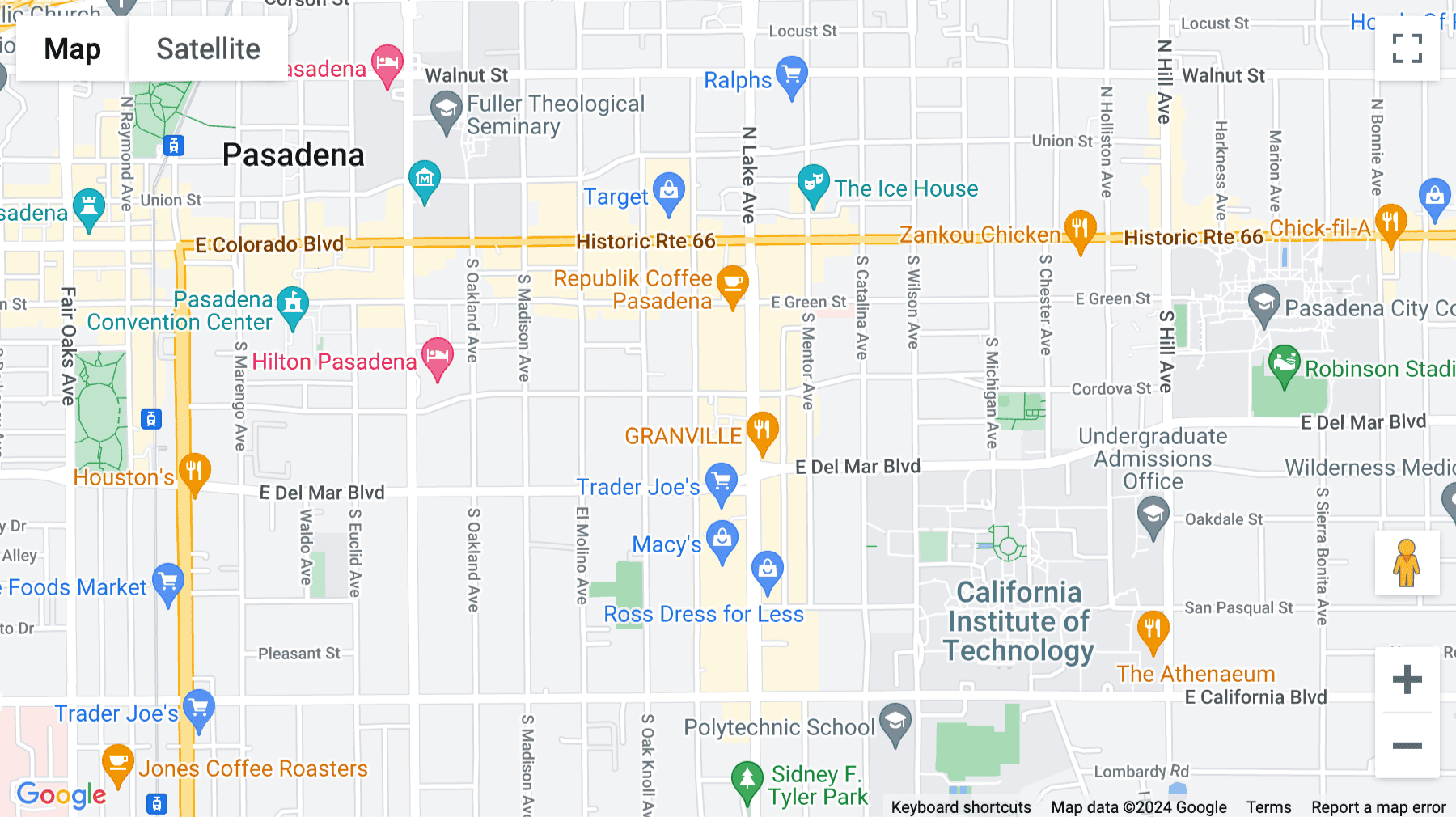 Click for interative map of Pasarroyo, 251 South Lake Avenue, 7th and 8th Floor, Pasadena (CA)