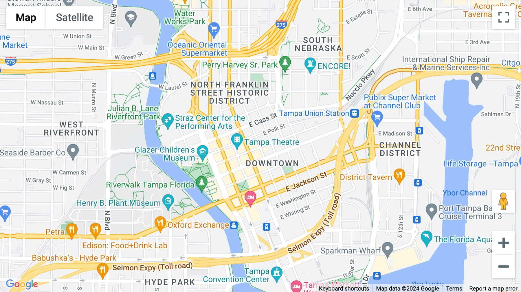 Click for interative map of 401 E Jackson Street, 32nd and 33rd Floor, Tampa