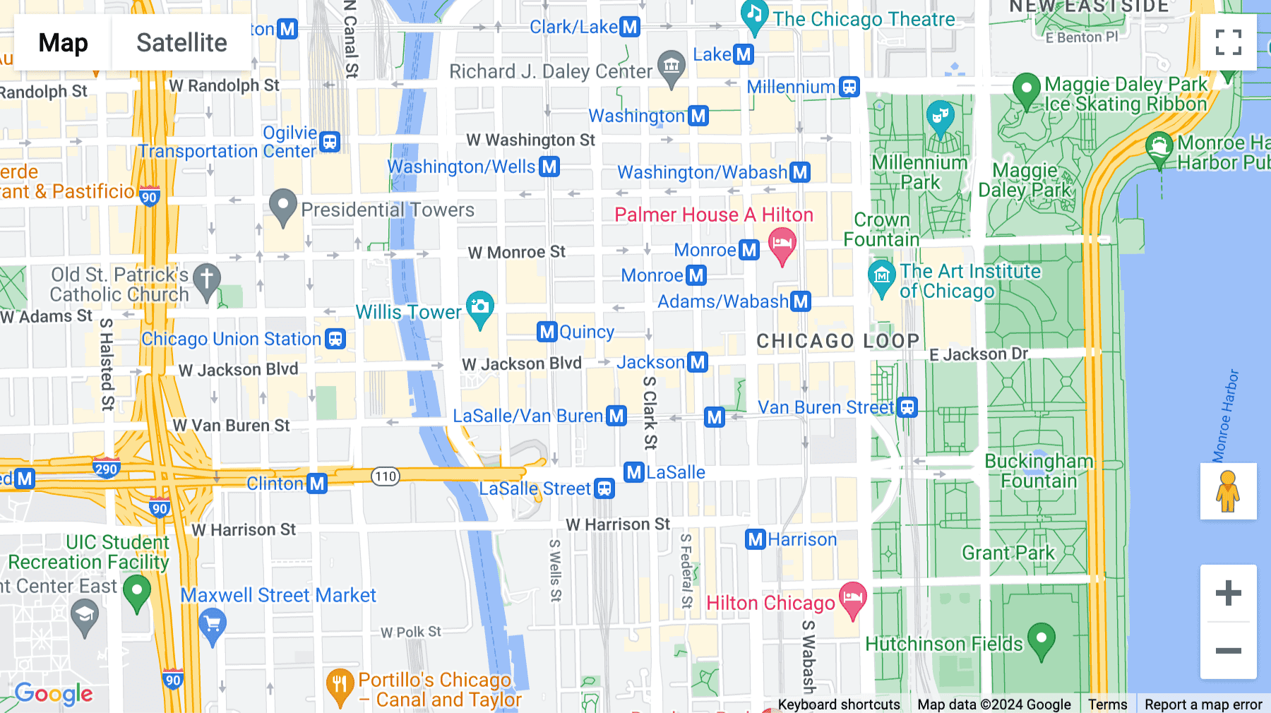 Click for interative map of 231 South LaSalle Street, 21st and 22nd Floor, Suite 2100, Chicago