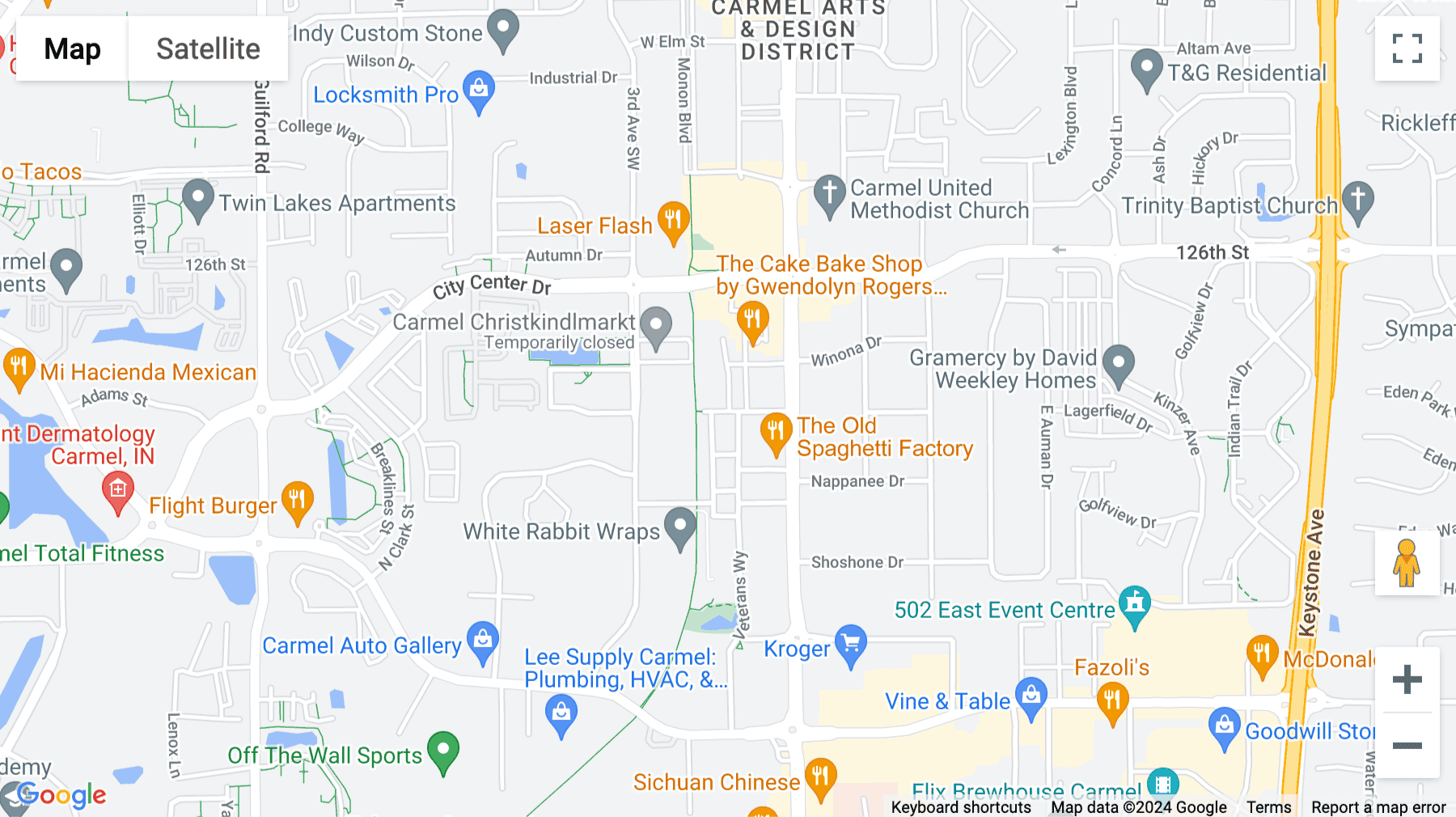 Click for interative map of 880 Monon Green Boulevard, 1st Floor, Suite 101, Carmel