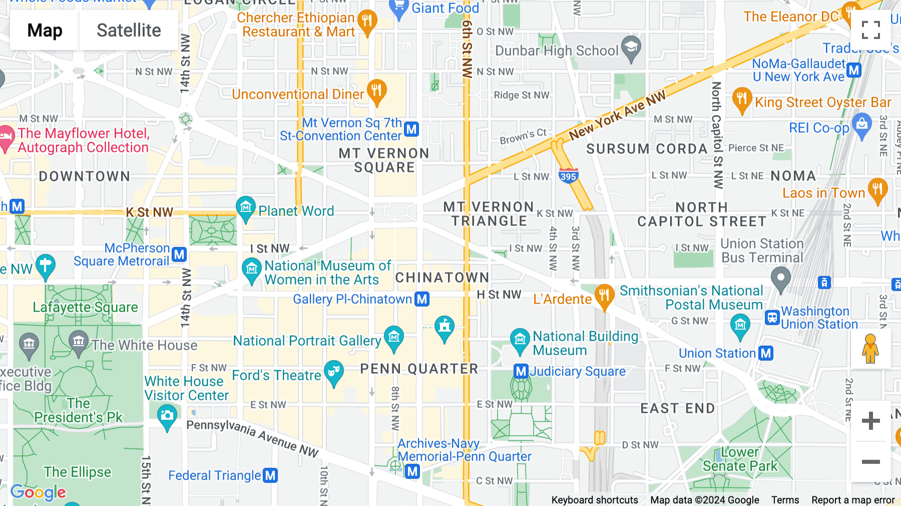 Click for interative map of 600 Massachusetts Avenue Northwest, Suite 200, Washington DC