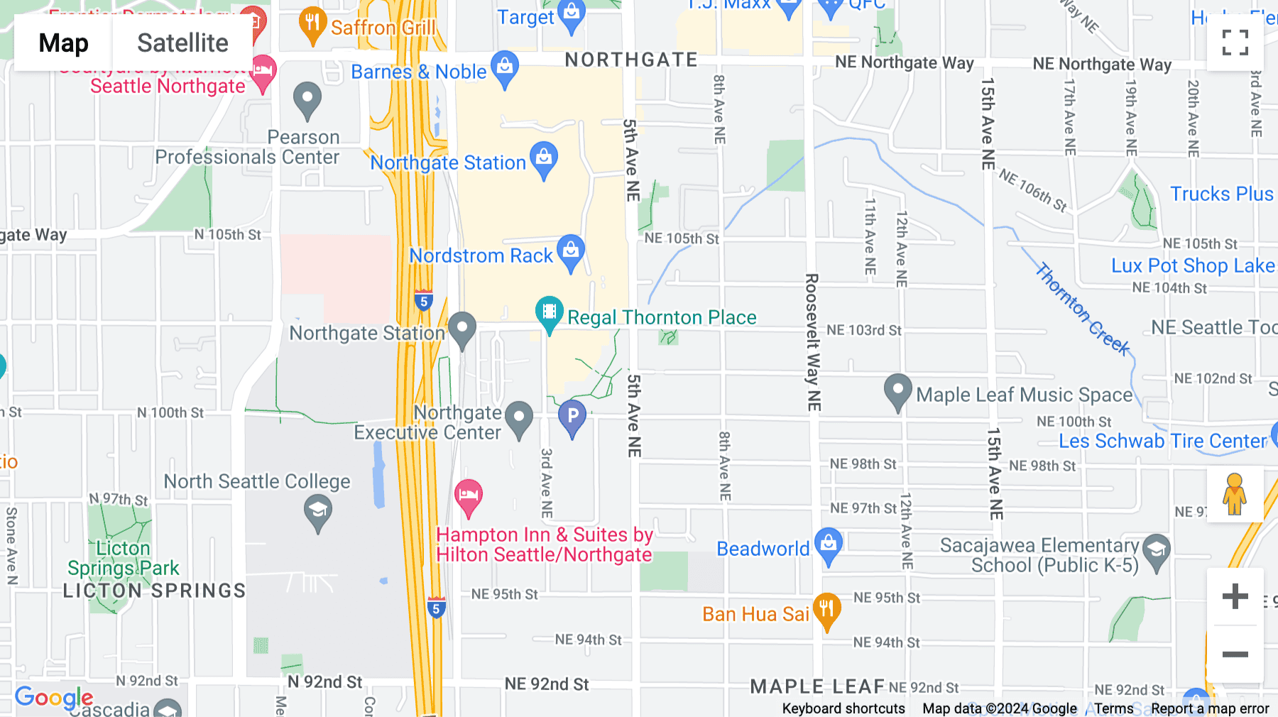 Click for interative map of 10202 5th Avenue Northeast, 2nd Floor, Seattle