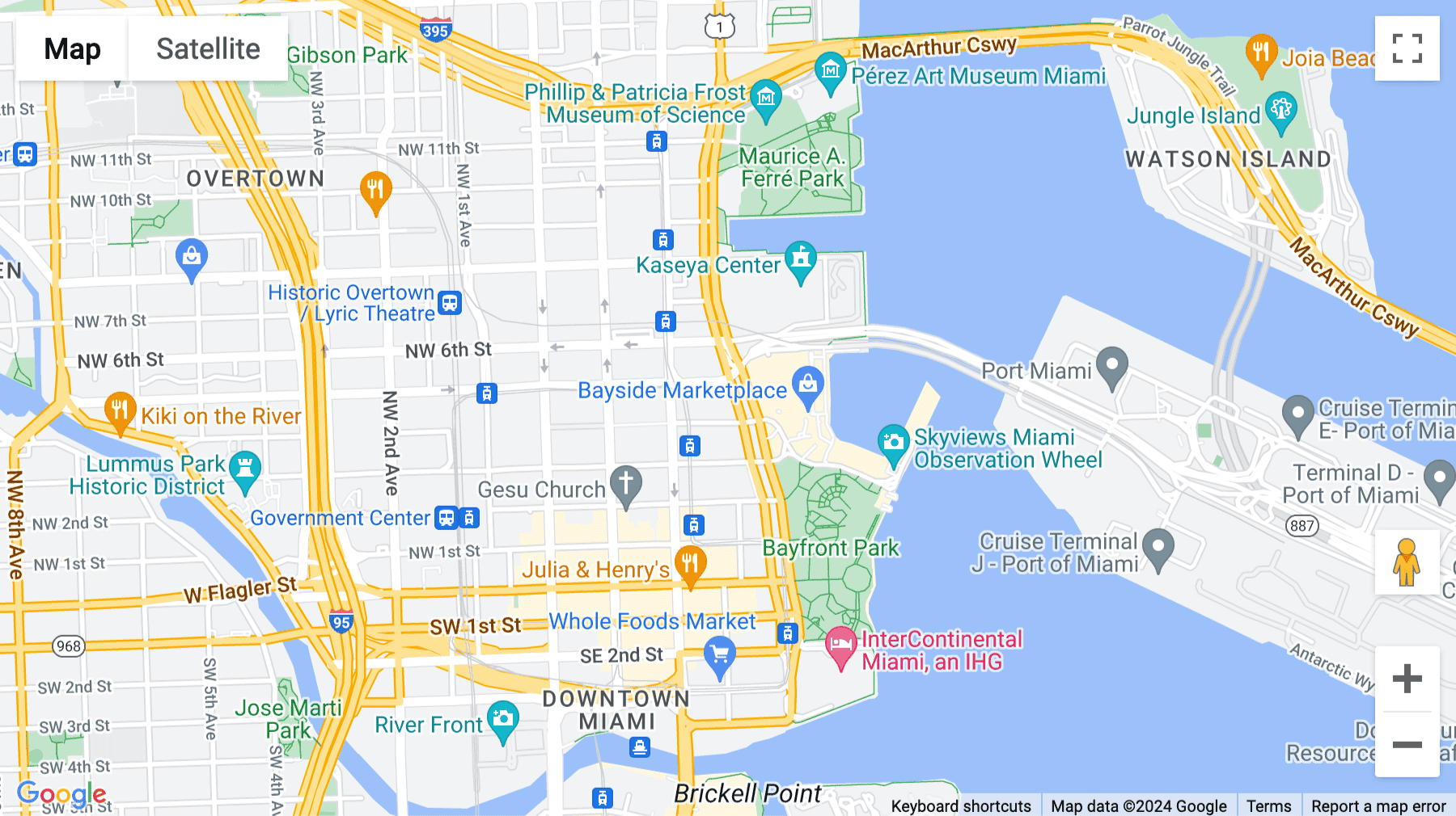 Click for interative map of 400 Biscayne Boulevard, 11th Floor, Miami