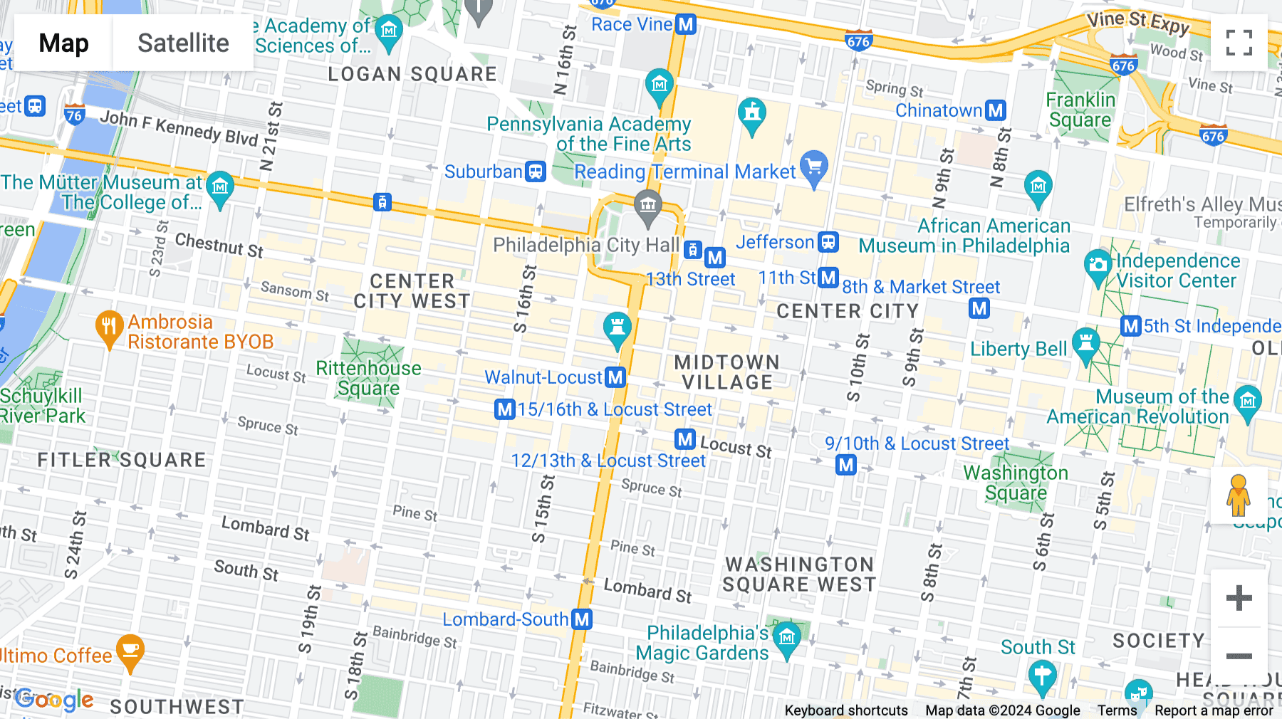 Click for interative map of 123 South Broad Street, Philadelphia