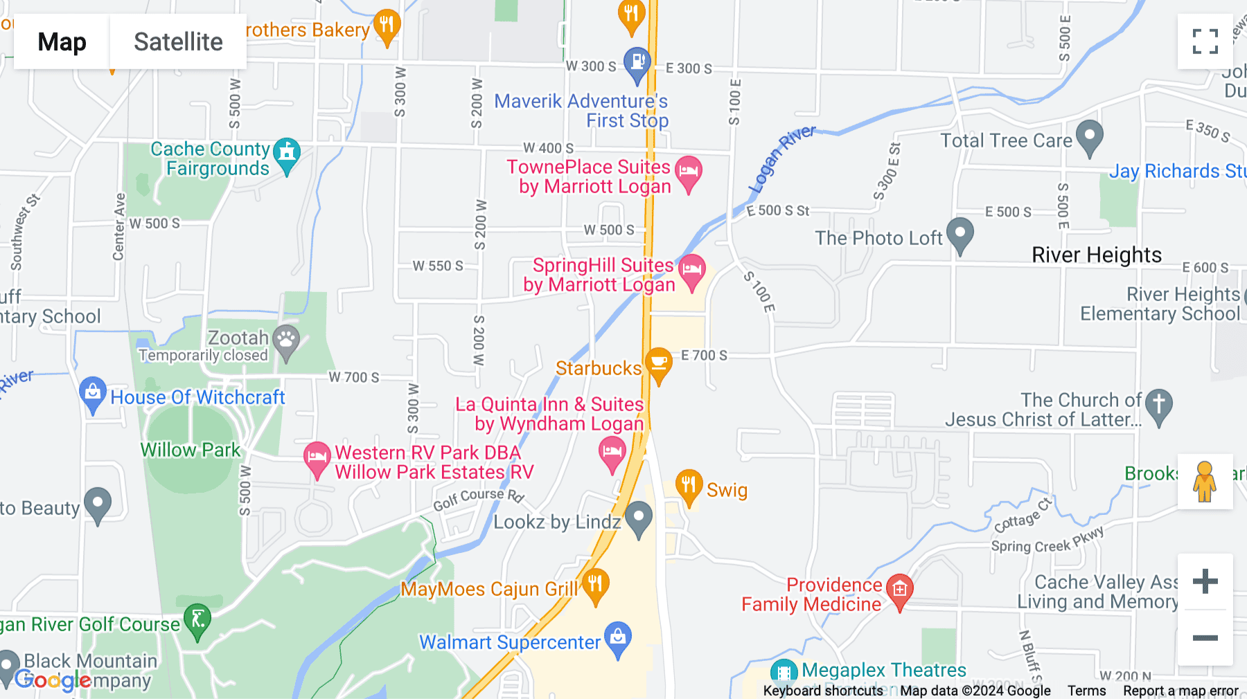 Click for interative map of 701 South Main Street, 1st Floor, Logan (UT)