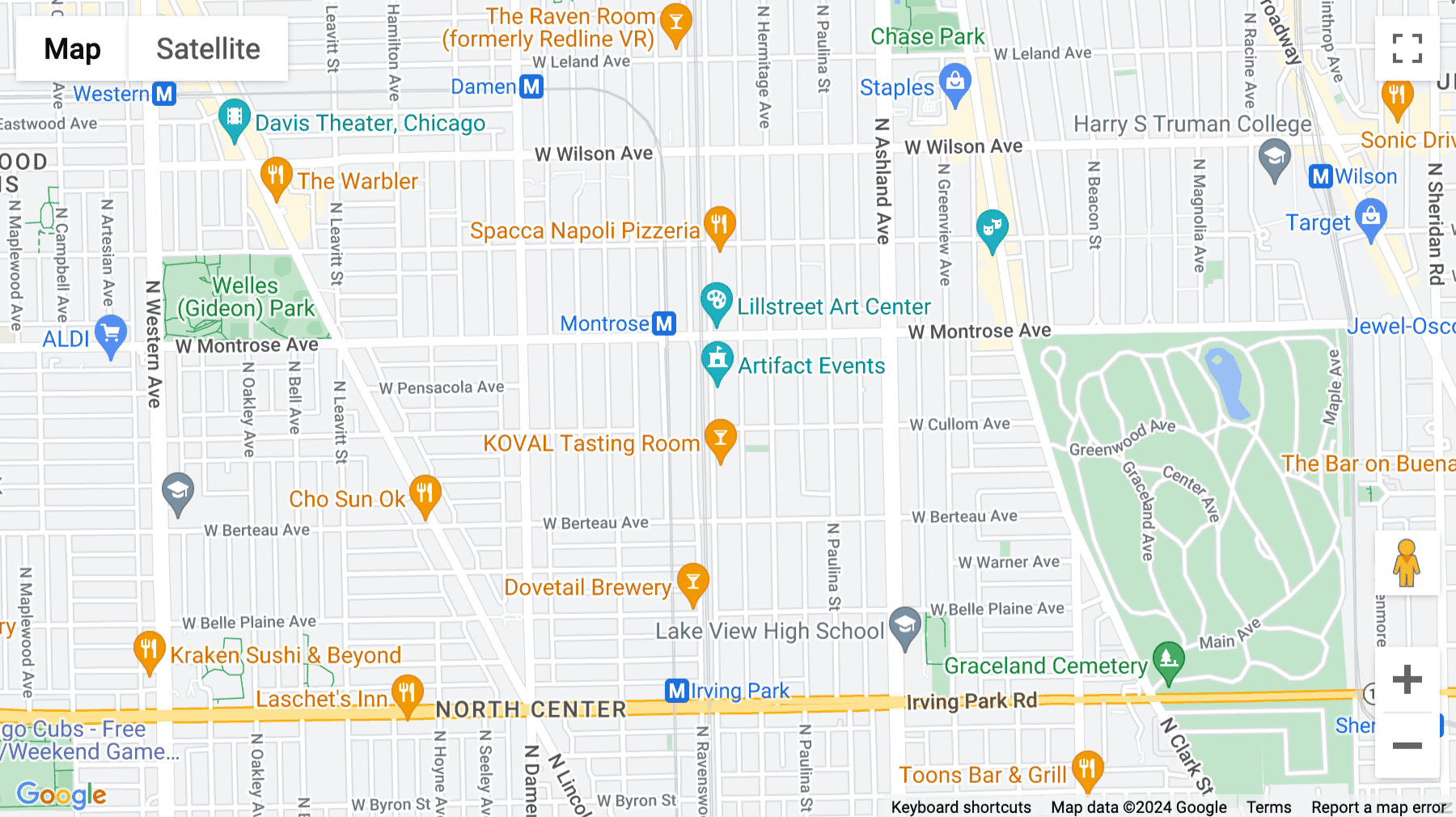 Click for interative map of 4311 North Ravenswood Avenue, 2nd & 3rd Floor, Chicago