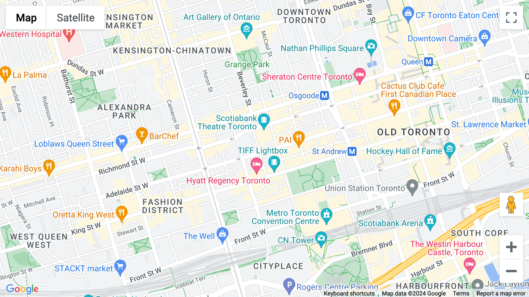 Click for interative map of 292 Adelaide Street West, Toronto, Toronto