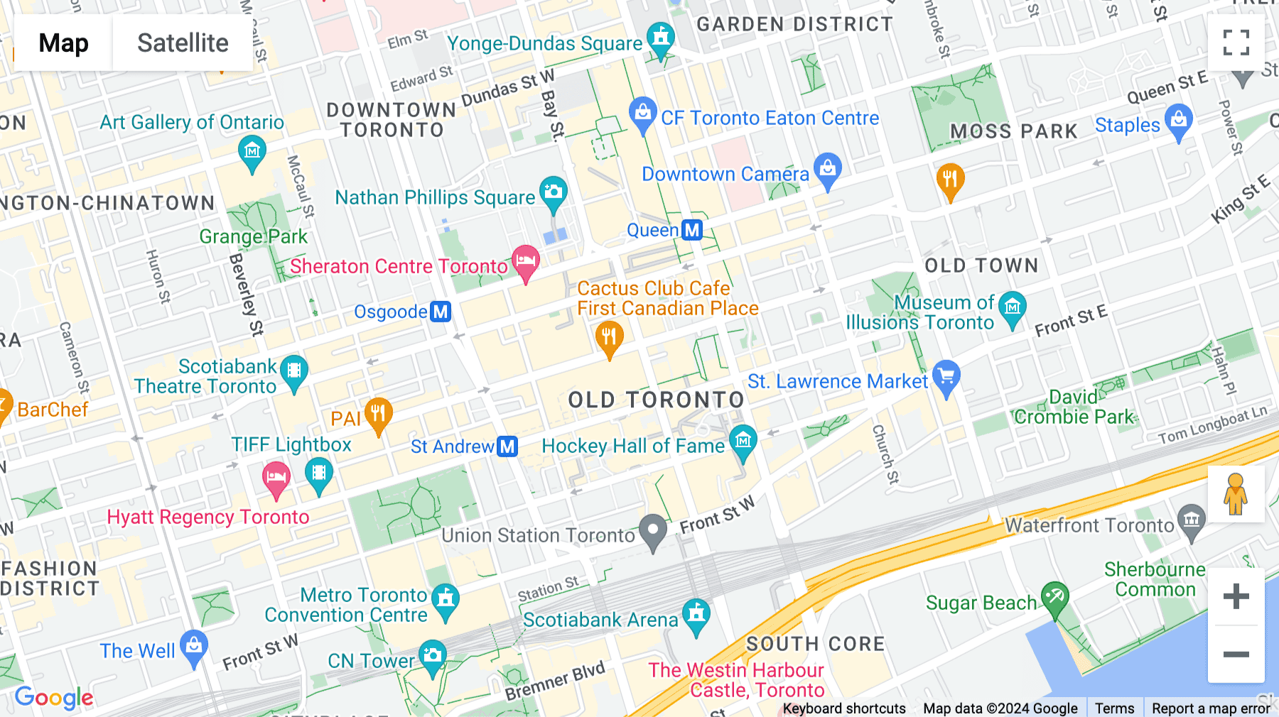 Click for interative map of 320 Bay Street, 101, Canada Permanent Trust Building, Toronto