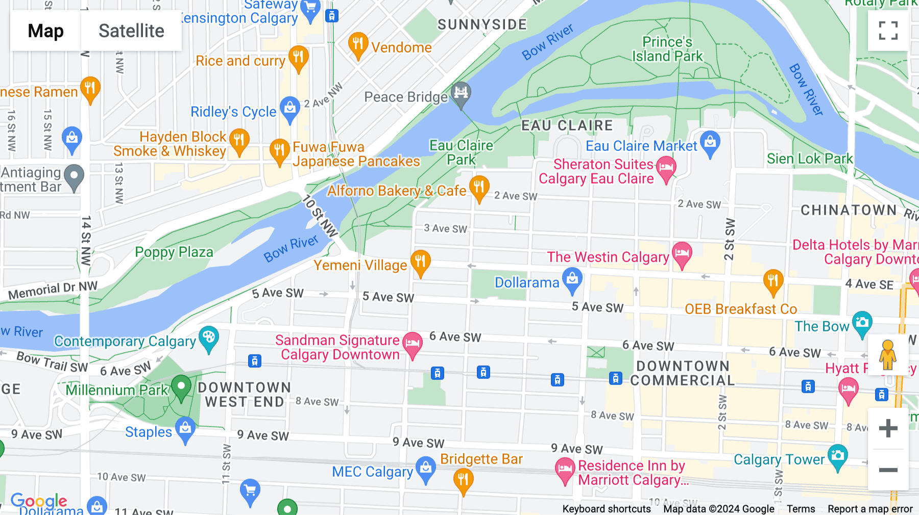 Click for interative map of 808, 4 Avenue South-West, Calgary