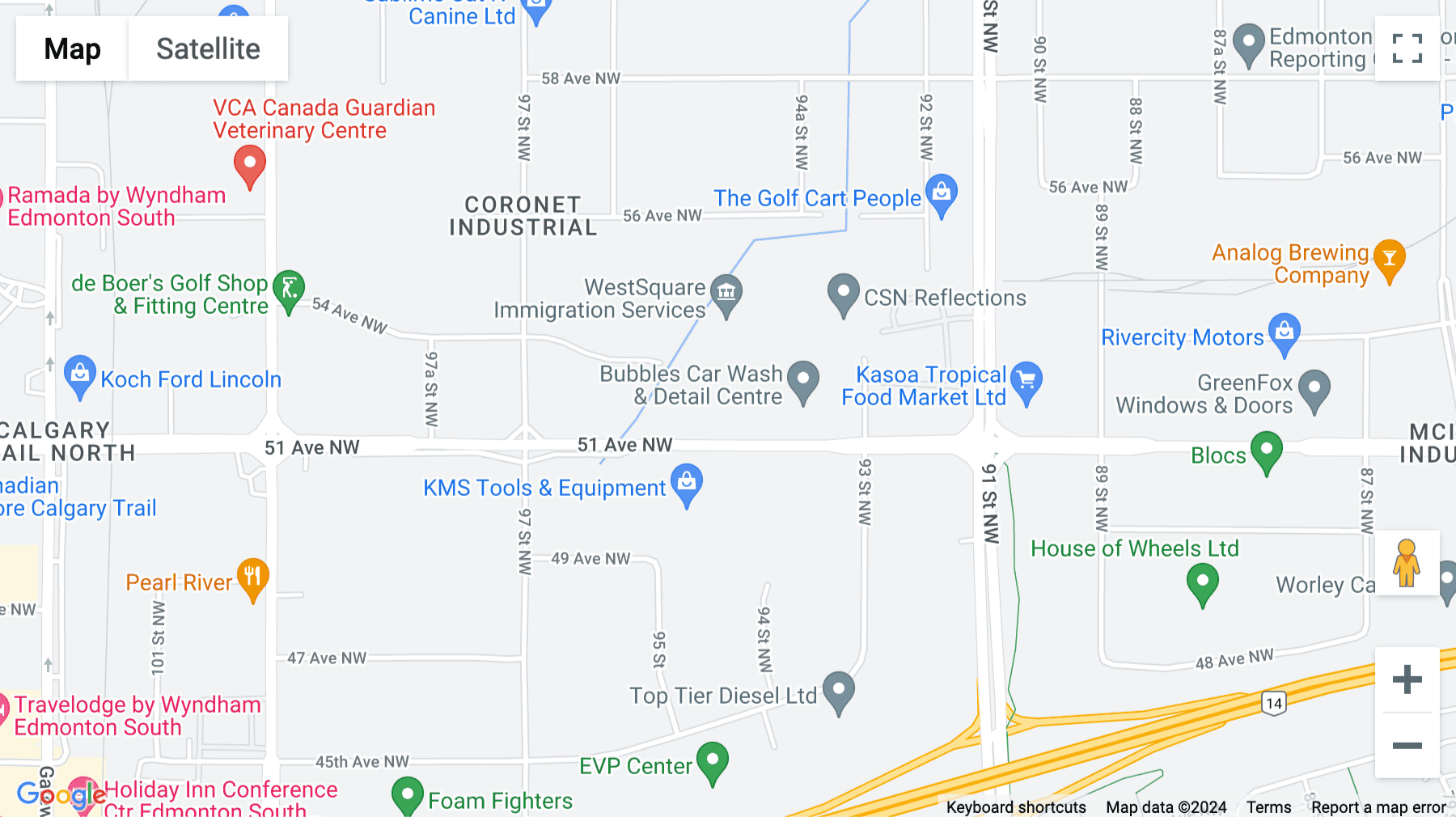 Click for interative map of 9426 51 Avenue North West, No.2, Edmonton