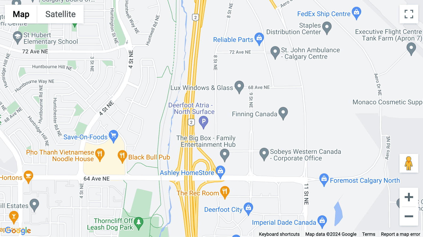 Click for interative map of 6815 8th Street Northeast, Calgary