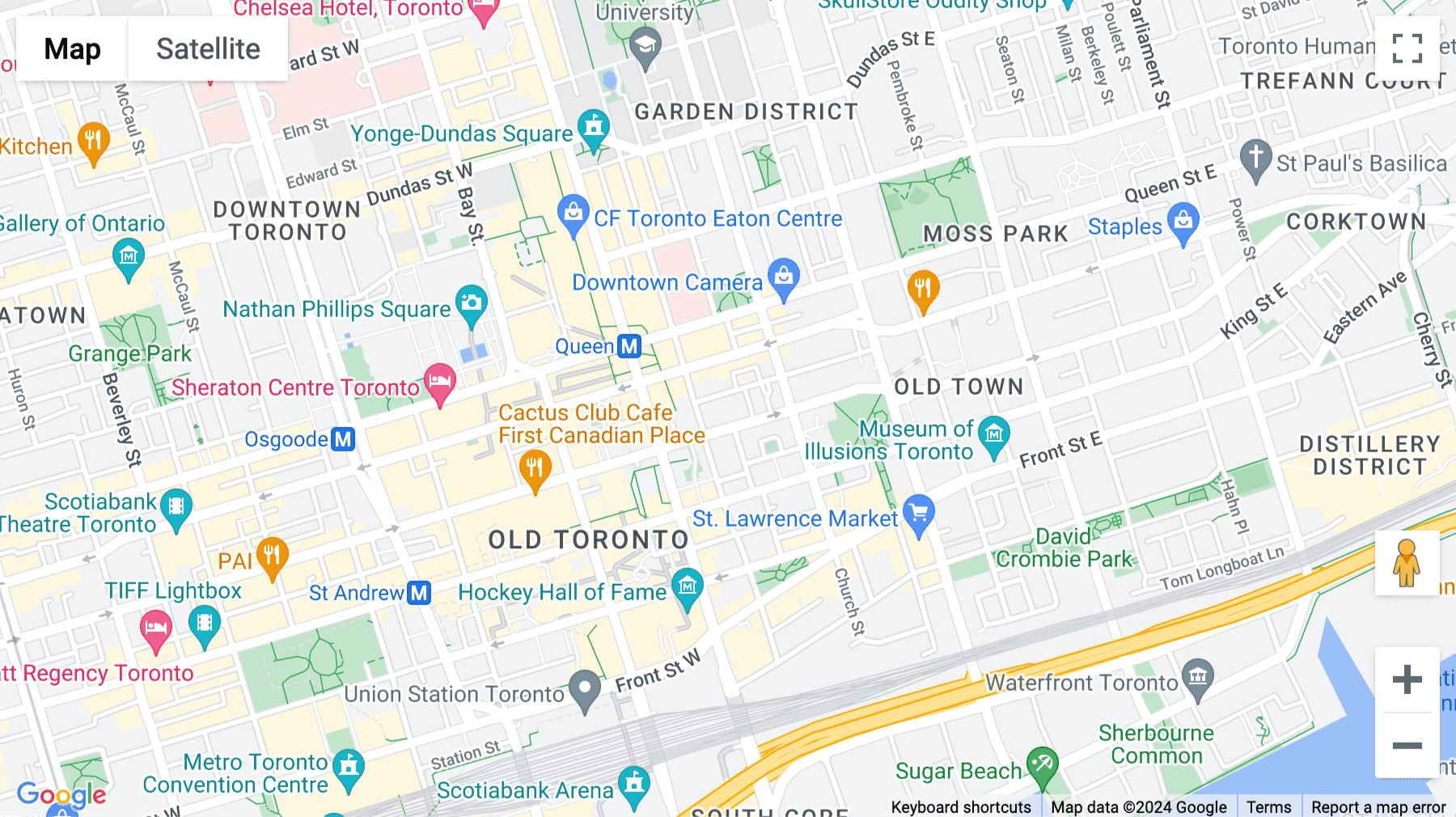 Click for interative map of 30 Adelaide Street East, 12th Floor, Toronto