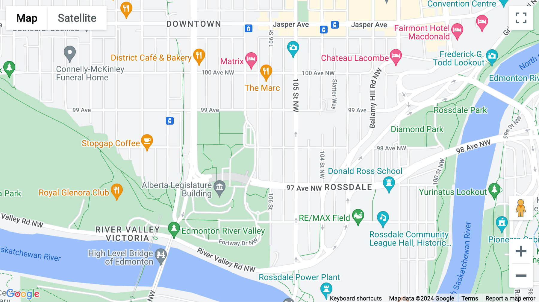 Click for interative map of 103-10611 98 Avenue, Edmonton