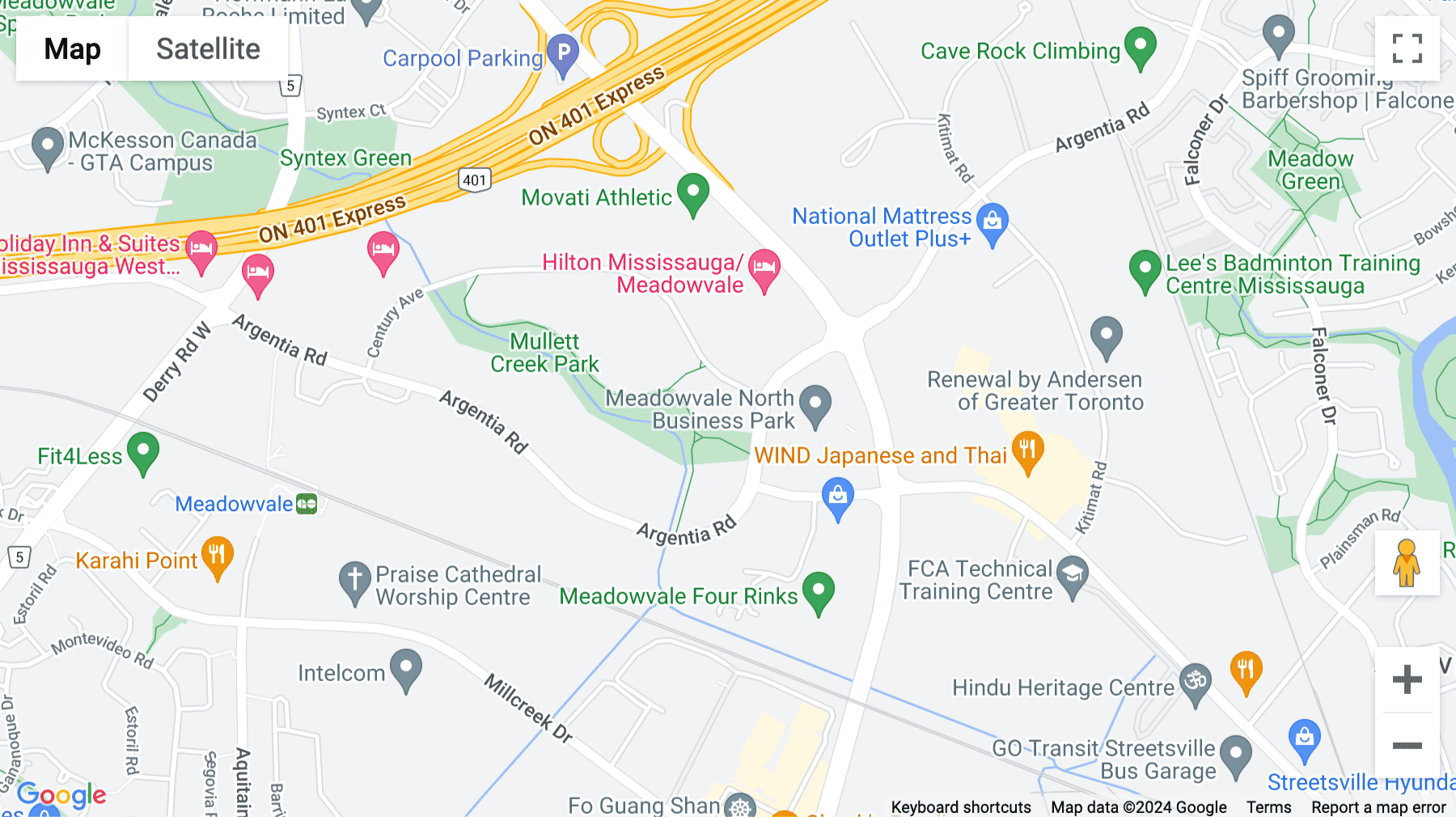 Click for interative map of 6700 Century Avenue, 3rd Floor, Mississauga