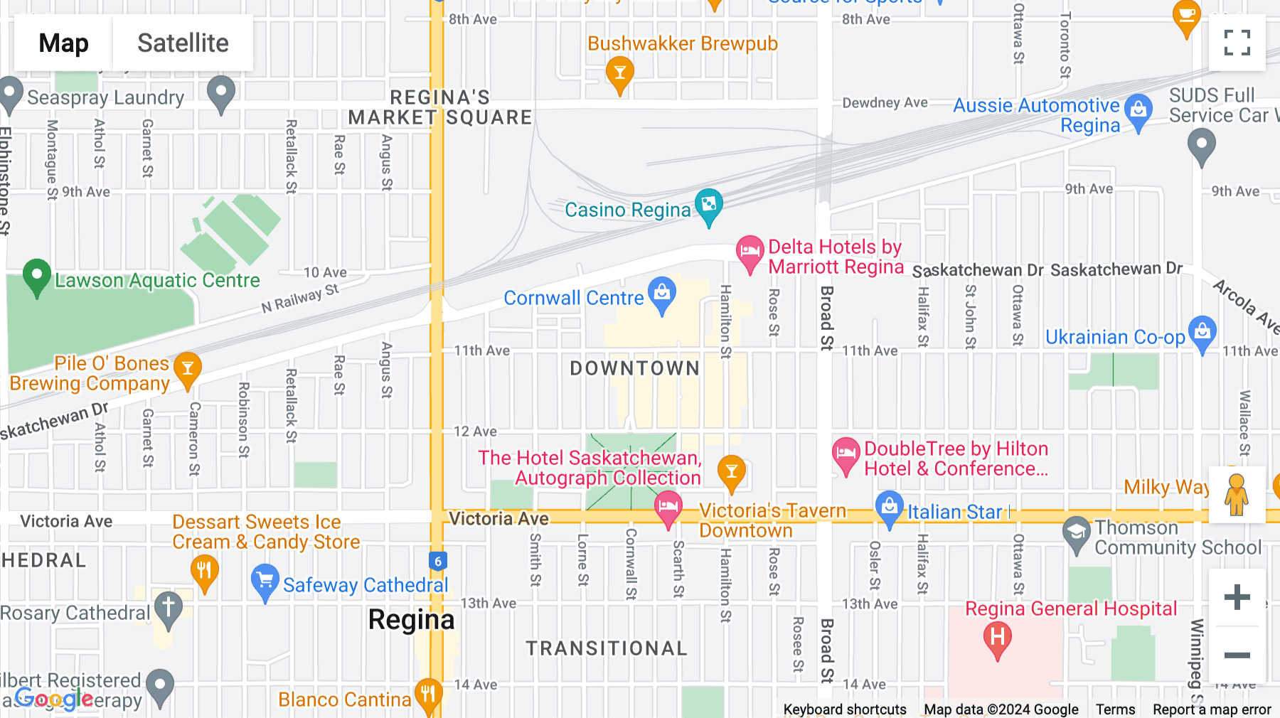 Click for interative map of 2125 11th Avenue, 2nd Floor, Regina