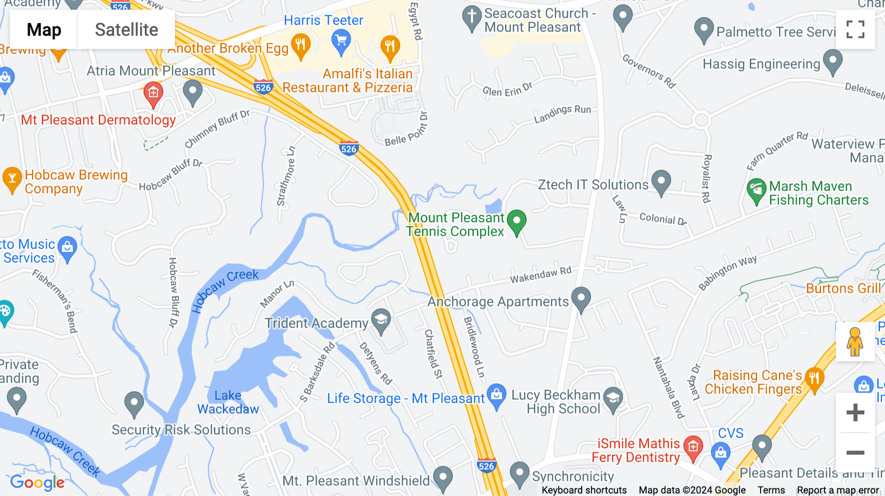 Click for interative map of 75 Port City Landing, Suite 110, Mount Pleasant