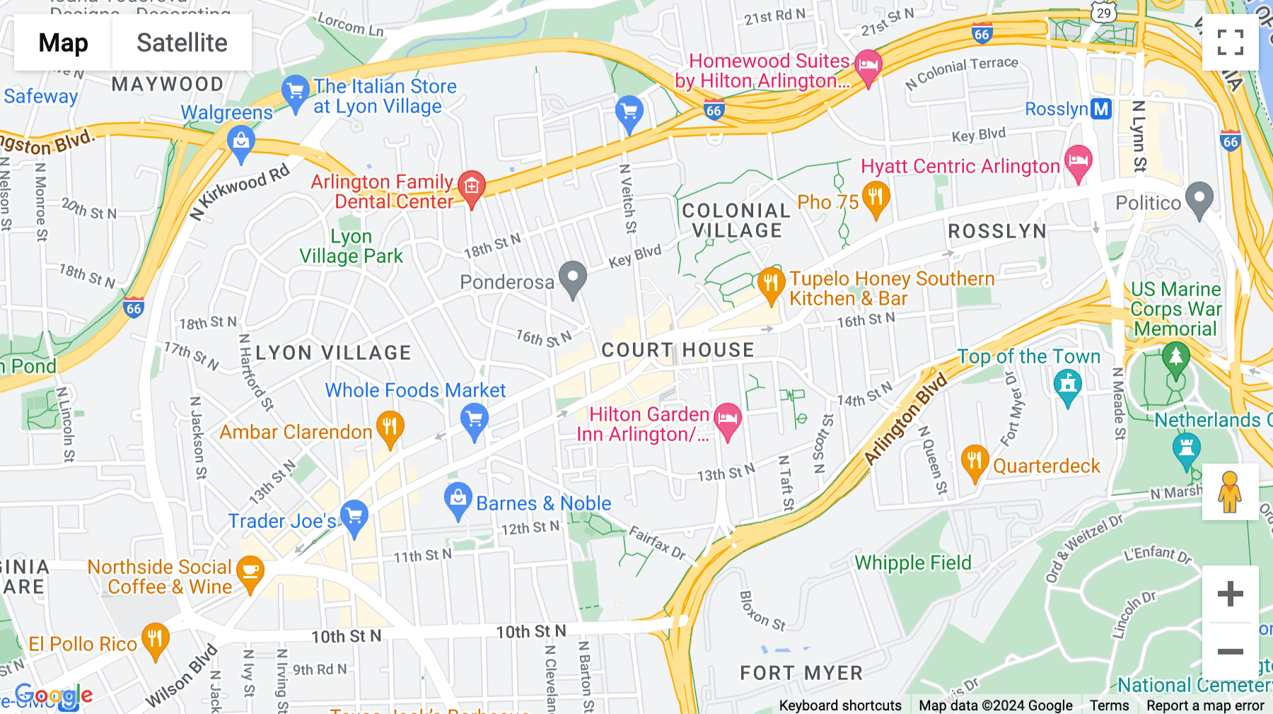 Click for interative map of 2200 Wilson Boulevard, Arlington (Virginia)