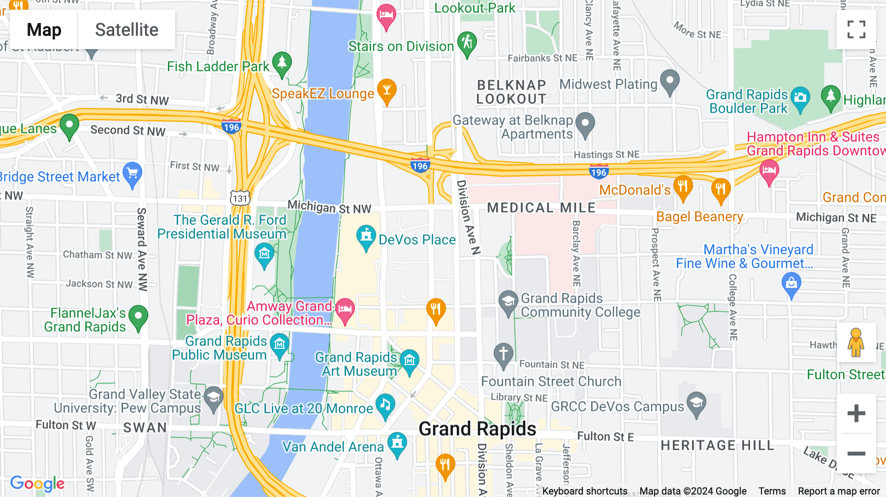 Click for interative map of 300 Ottawa Avenue Northwest, 5th Floor, Grand Rapids