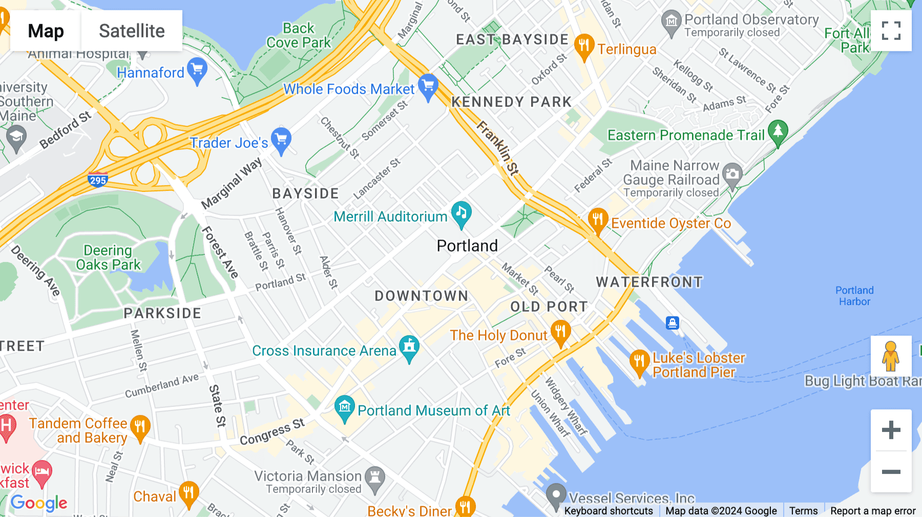 Click for interative map of 400 Congress Street, Portland (Oregon)