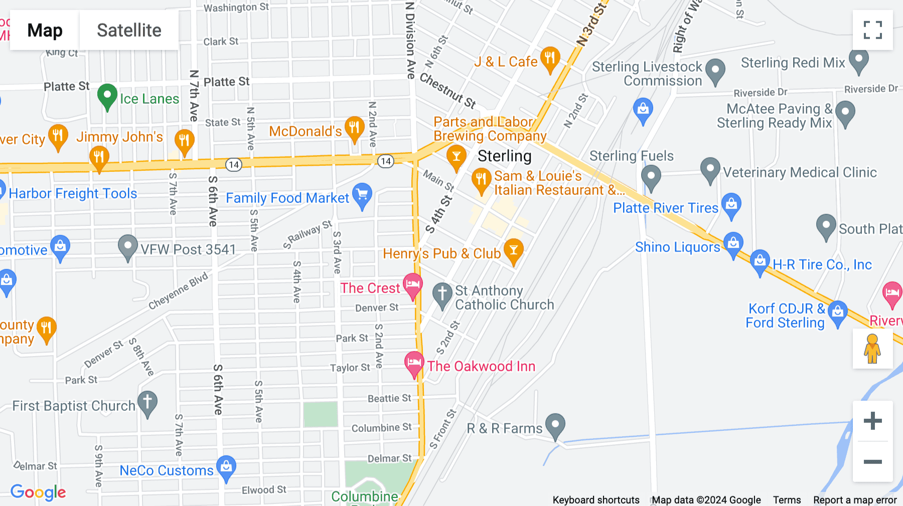 Click for interative map of 214 South 3rd Street, 1st Floor, Sterling