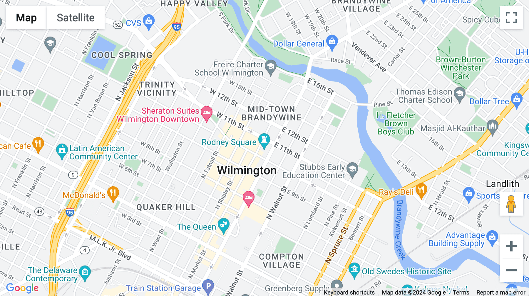 Click for interative map of 901 North Market Street, 1st Floor, Wilmington (Delaware)