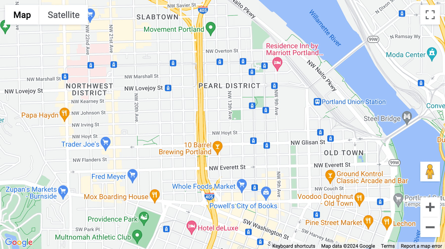 Click for interative map of 630 Northwest 14th Avenue, 1st Floor, Portland (Oregon)
