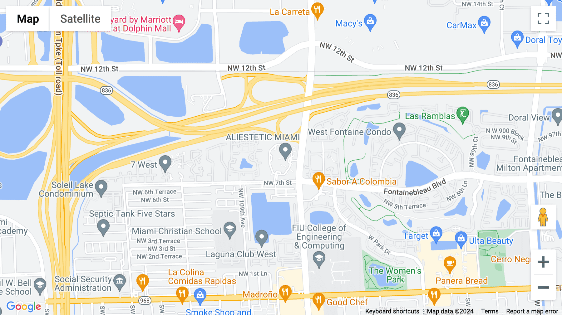 Click for interative map of 730 Northwest 107th Avenue, 2nd Floor, Quattro Miami Building 2, Miami