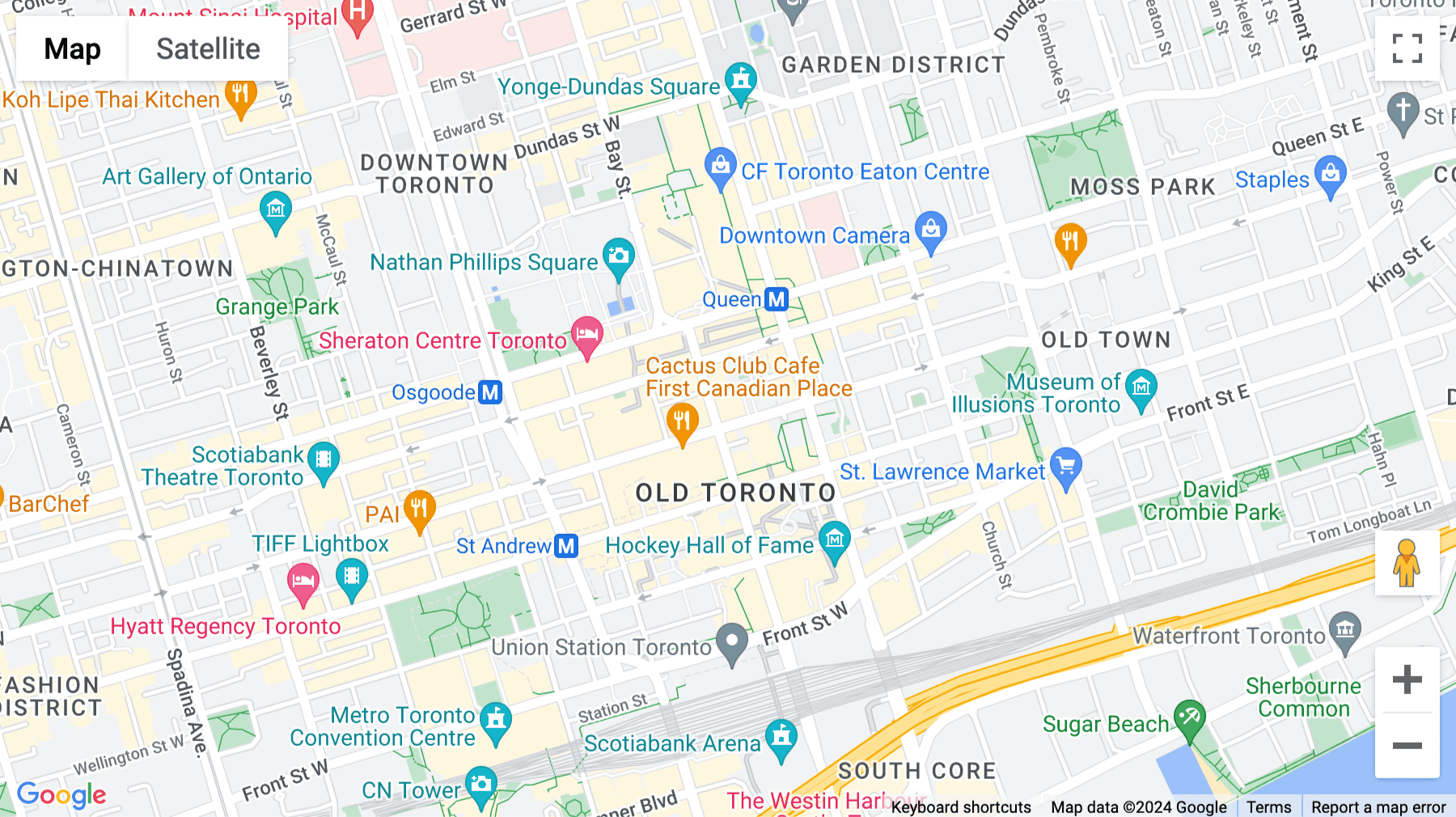 Click for interative map of 333 Bay Street, Bay Adelaide Centre, West Tower, Toronto