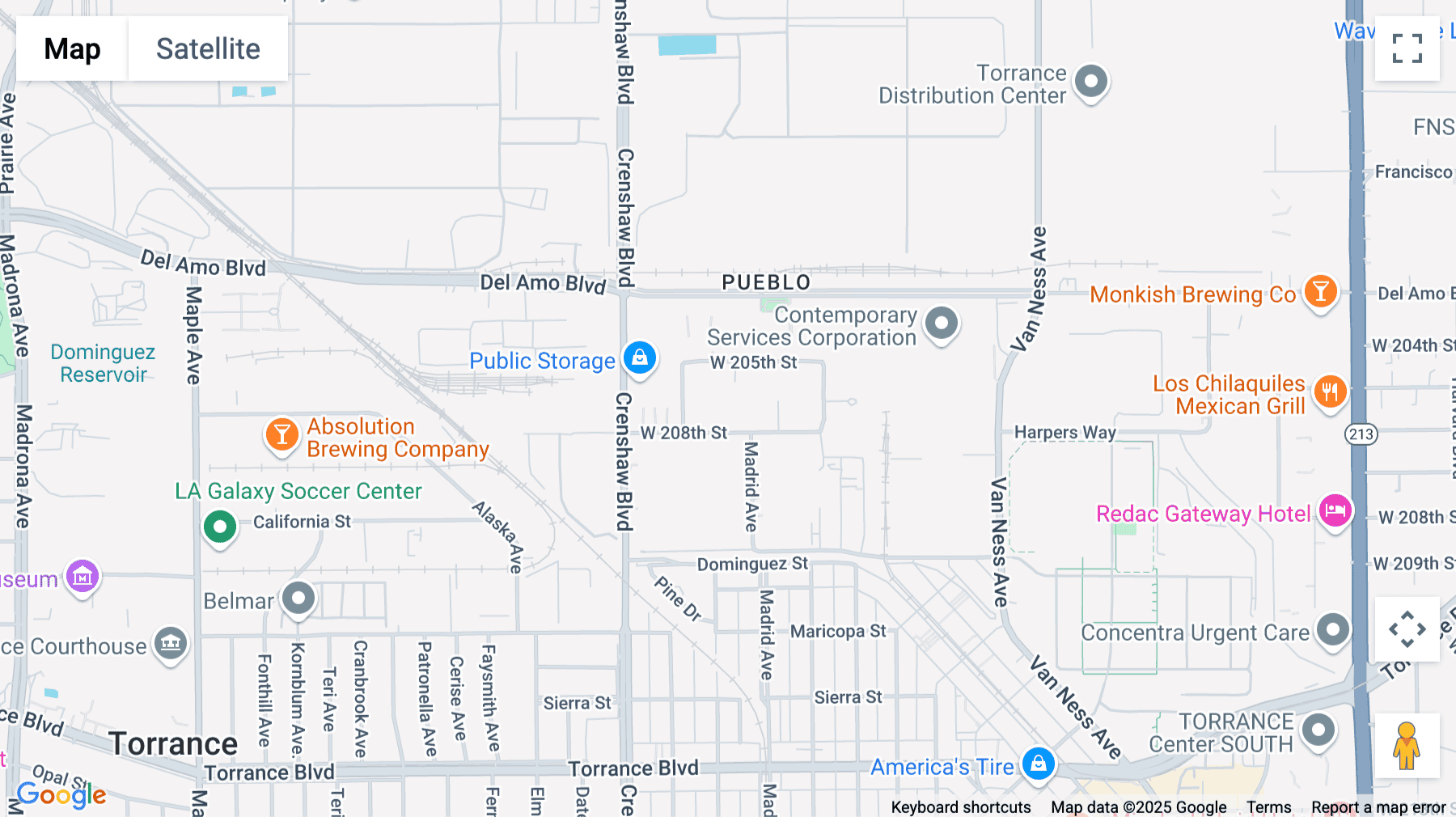 Click for interative map of 2335 West 208th Street, Torrance