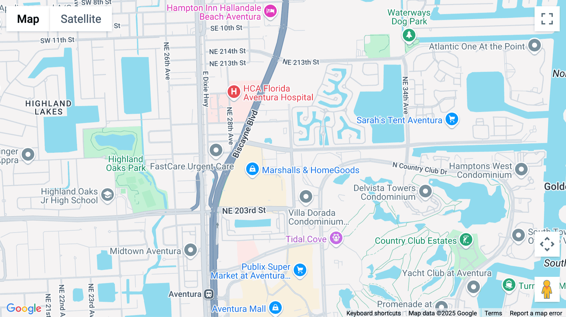 Click for interative map of 2980 North East 207 Street, 3rd Floor, Aventura Park Square, Aventura