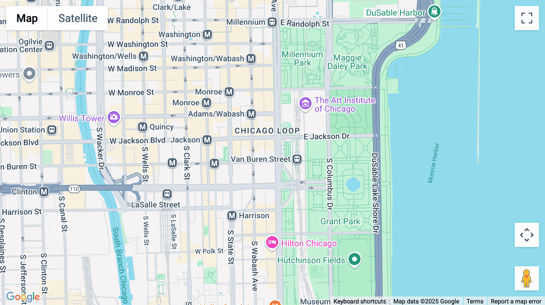 Click for interative map of 332 South Michigan Avenue, Suite 900, Chicago